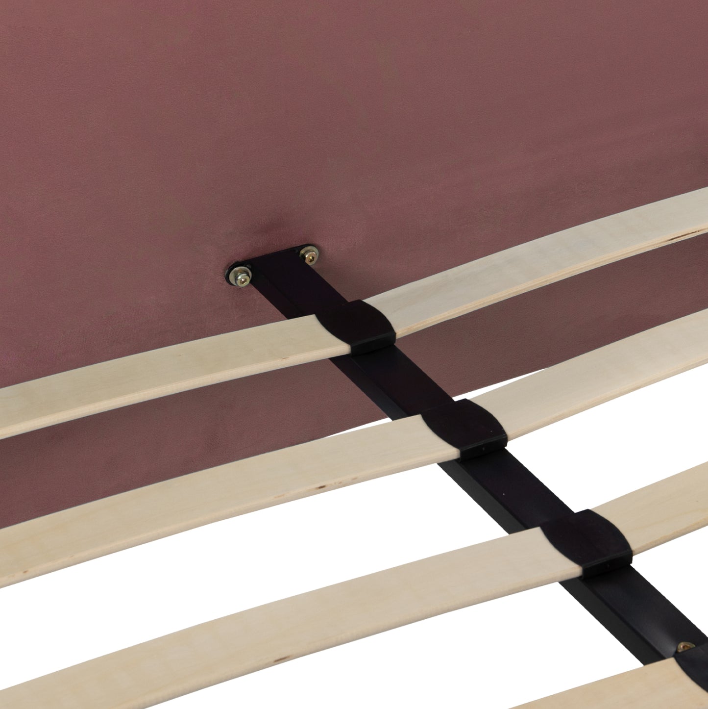 Bed Maylin Hm598.02 With Dusty Pink Velvet For Mattress 120x200cm.