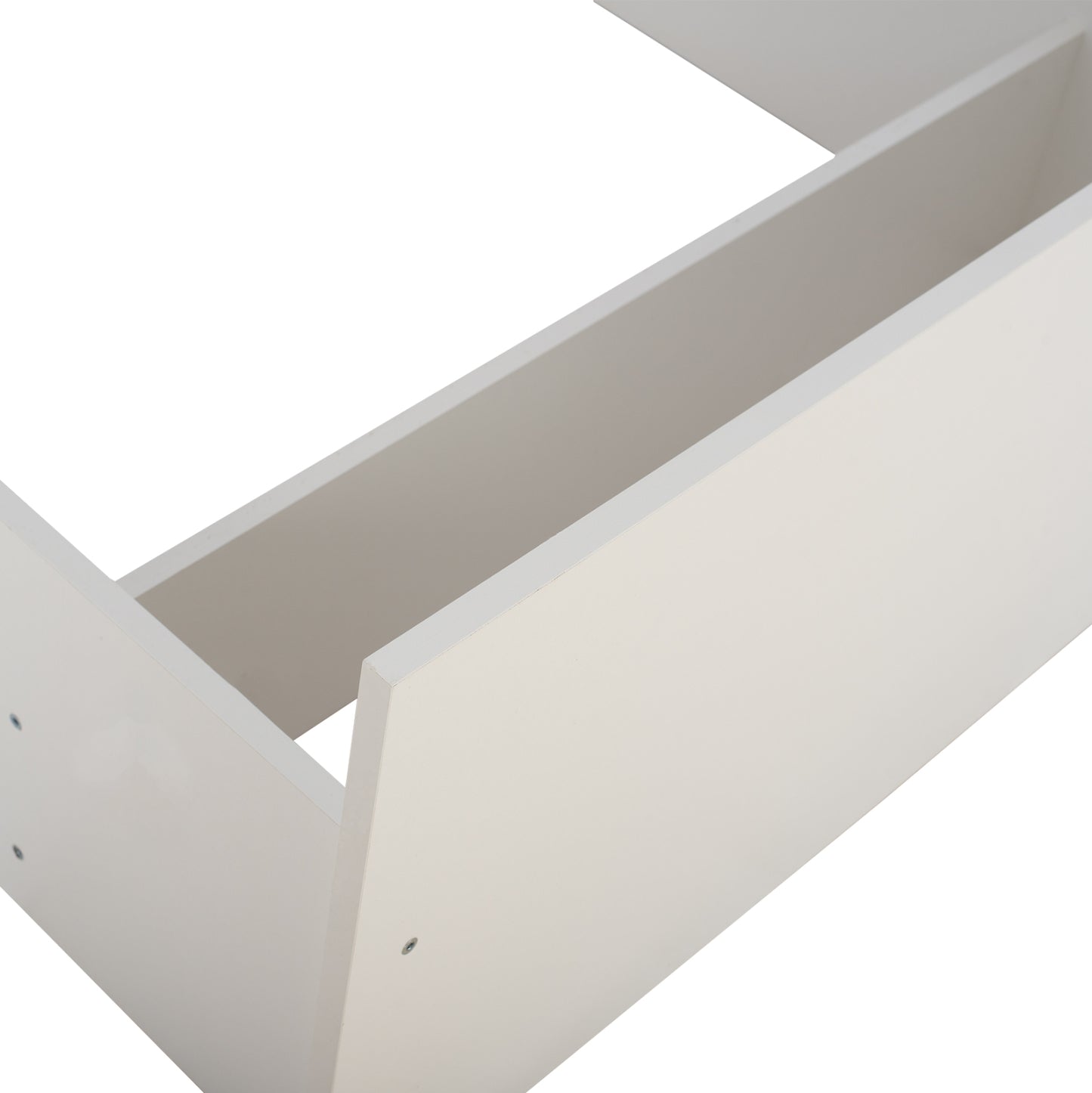 Melamine Bed For Mattress 90x200cm. White Hm2433.03