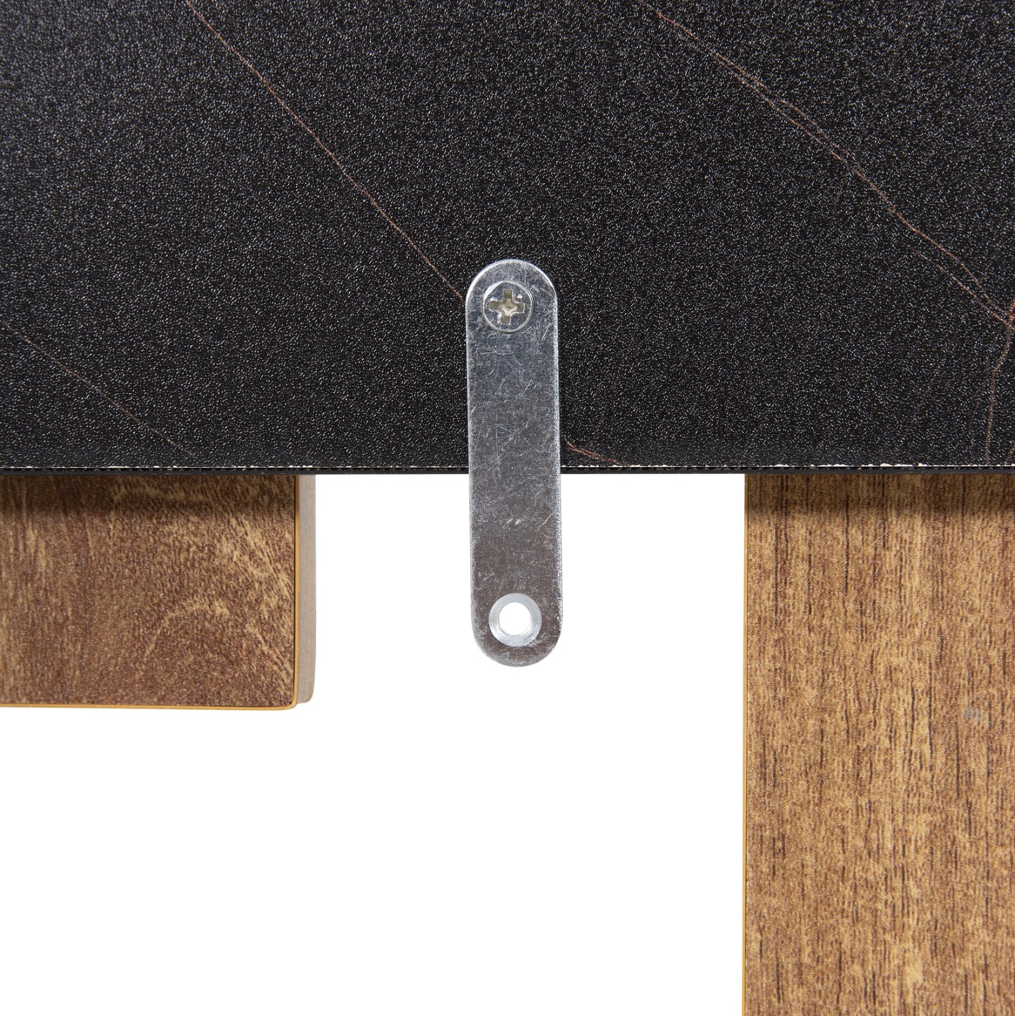 Wall Coat Hanger Wesson Hm8940.15 Melamine In Black Marble & Natural 64x4x79hcm.