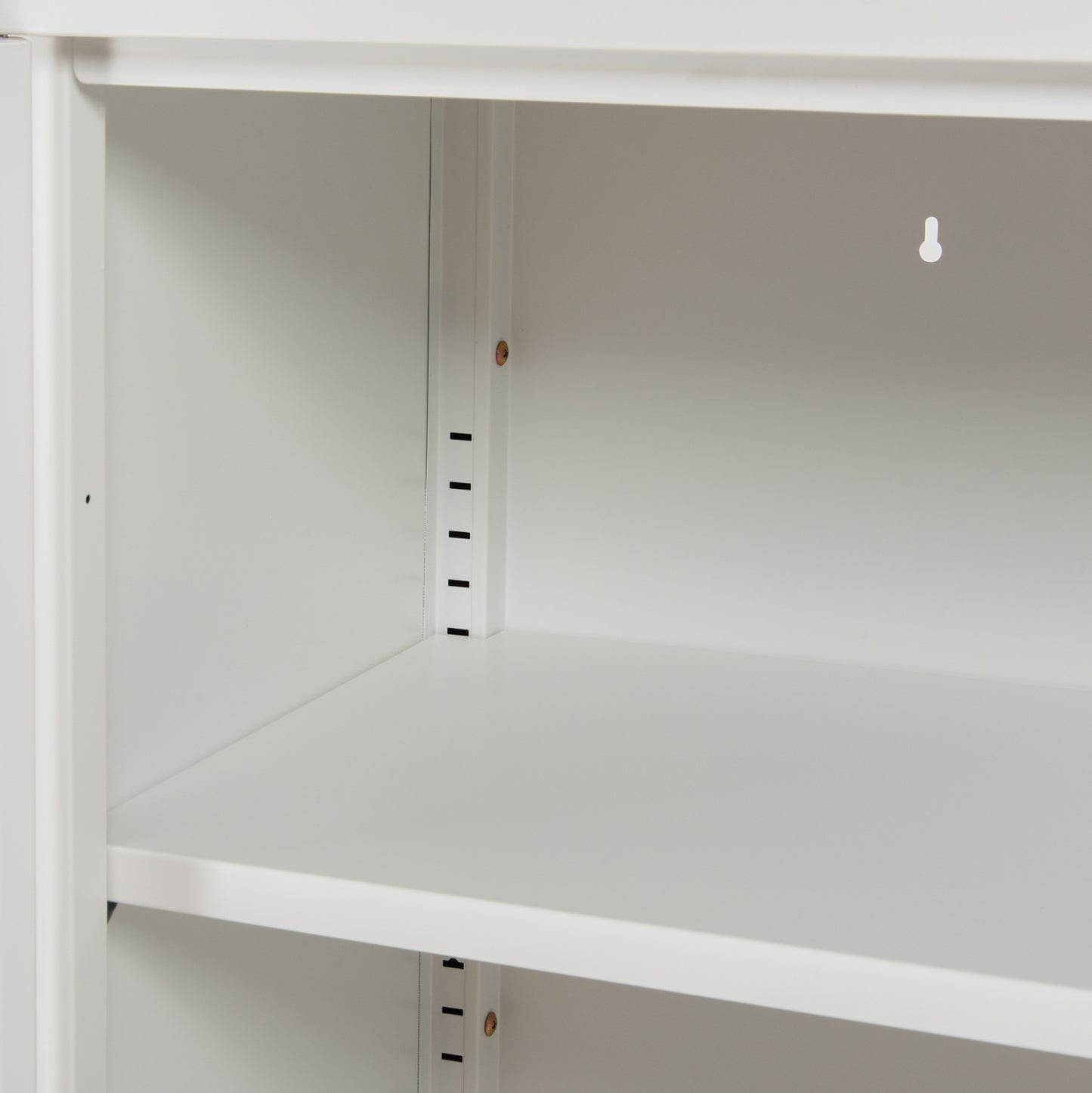 Display Cabinet Metallic Caril Hm9571.02 White 80x37-40x102hcm.