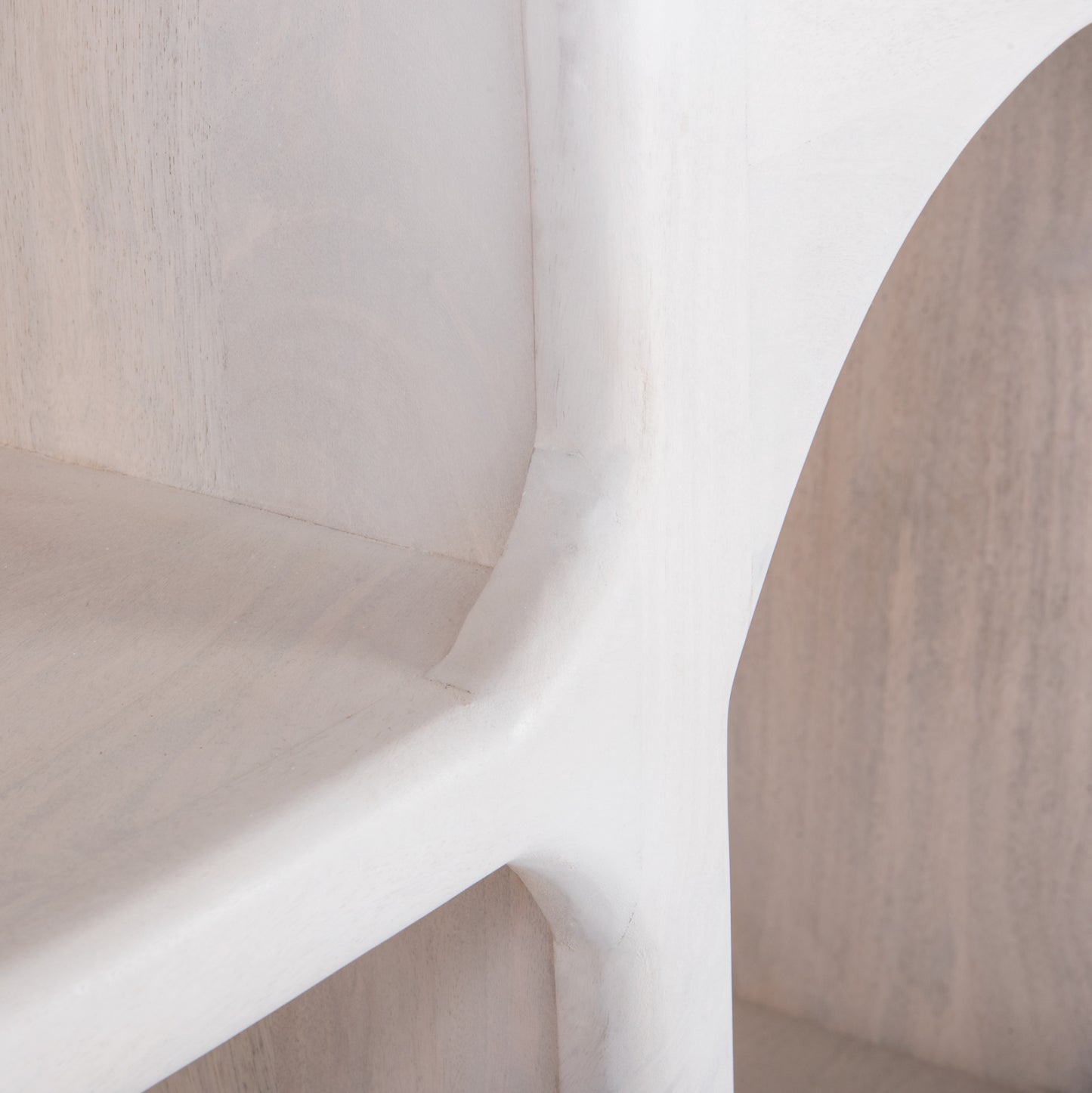 Buffet Handyr Hm9705 Solid Mango Wood In White Color 165x35x75hcm.