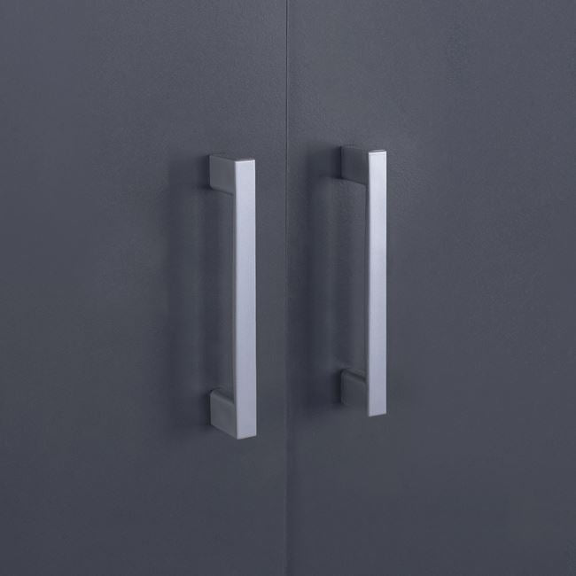Wardrobe 2 Door With 2 Drawers Sonama-grey 80x42x180cm