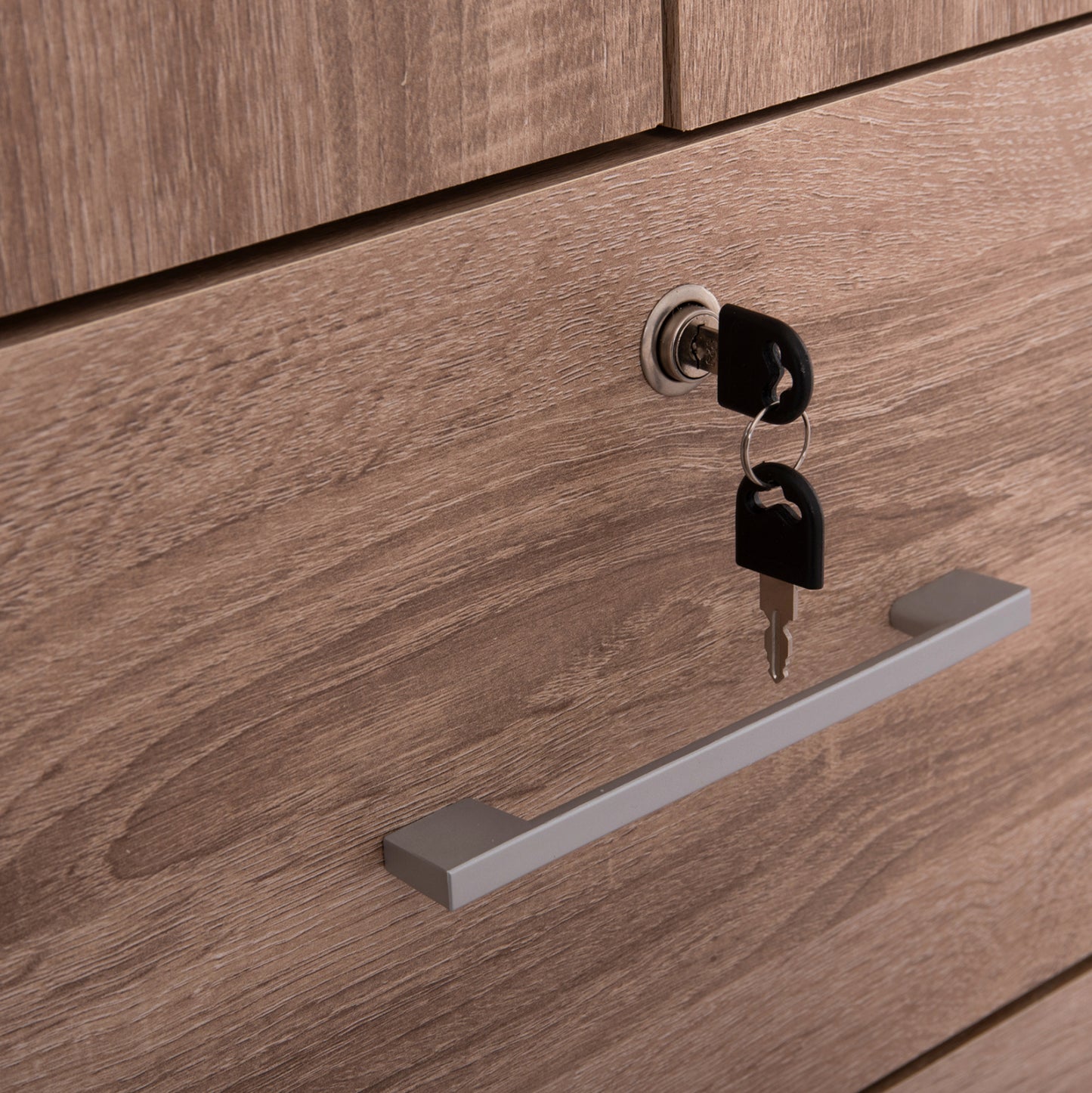 Wardrobe With Drawers Reina Hm2484.11 Melamine In Sonama Oak 80x48x183hcm.