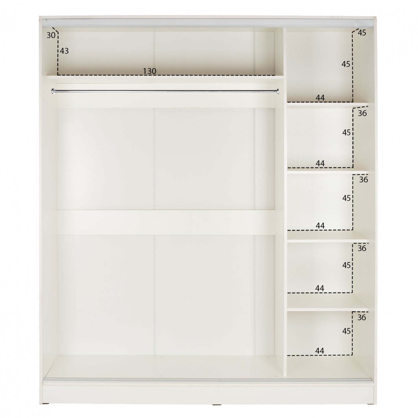 ΝΤΟΥΛΑΠΑ ΣΥΡΟΜΕΝΗ Adler ΜΕΛΑΜΙΝΗΣ 120x60x220yεκ. ΔΙΦΥΛΛΗ ΛΕΥΚΗ ΜΕ ΚΑΘΡΕΠΤΗ Hm2460.03