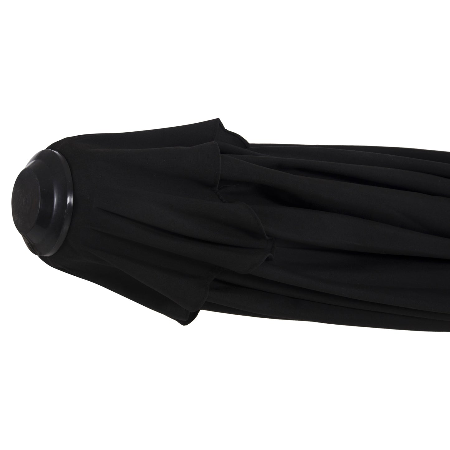 Professional Umbrella Alu 2.20x2.20 Black Fabric Acrylic 8rays Hm6013.03