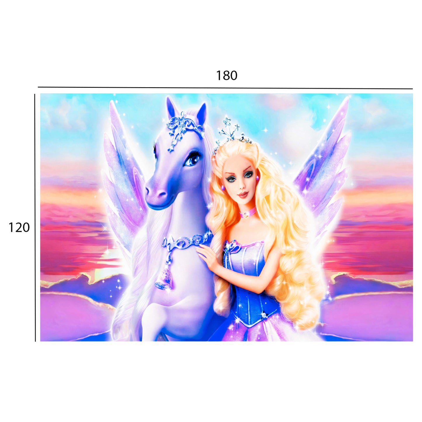 Hm7679.06 120Χ180cm, Pink-purple Doll-horse Carpet, Fringes