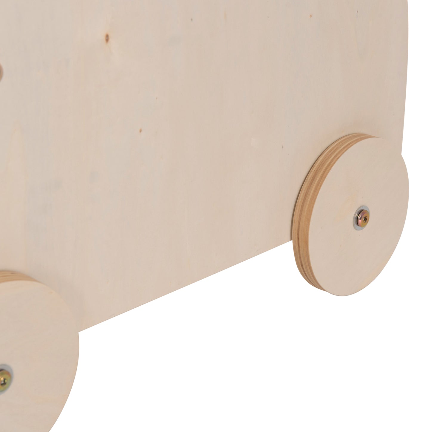 Kids' Stroller/cart Ricki Hm18341.01 Mdf & Plywood In Natural 33x45x50hcm.