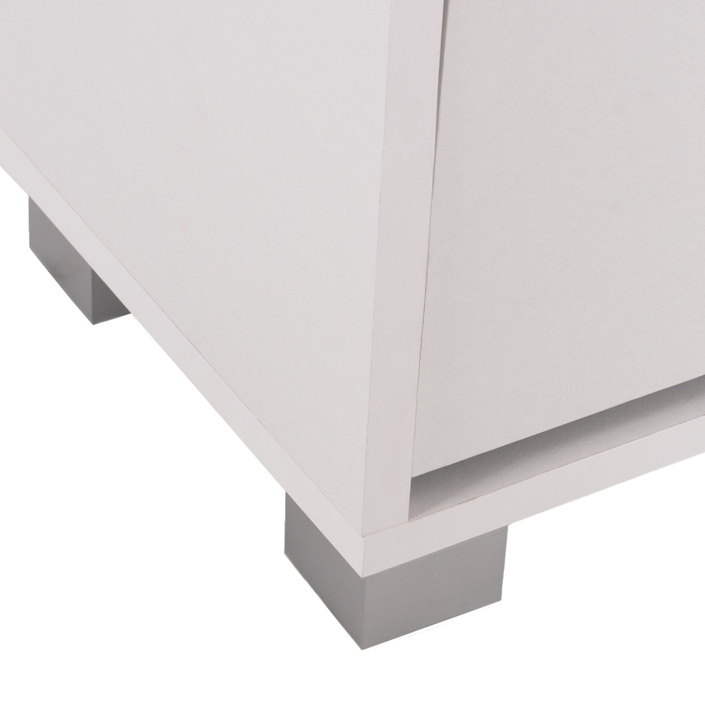 Shoe Cabinet Hm2221.05 3 Levels Melamine In White 62Χ24Χ110hcm.