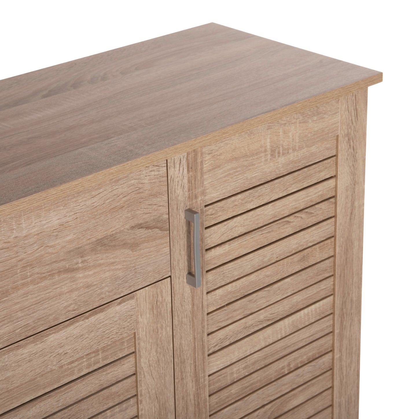 Shoe Cabinet Proby Hm9607.02 Melamine In Sonoma 120x37,5x121,5hcm.