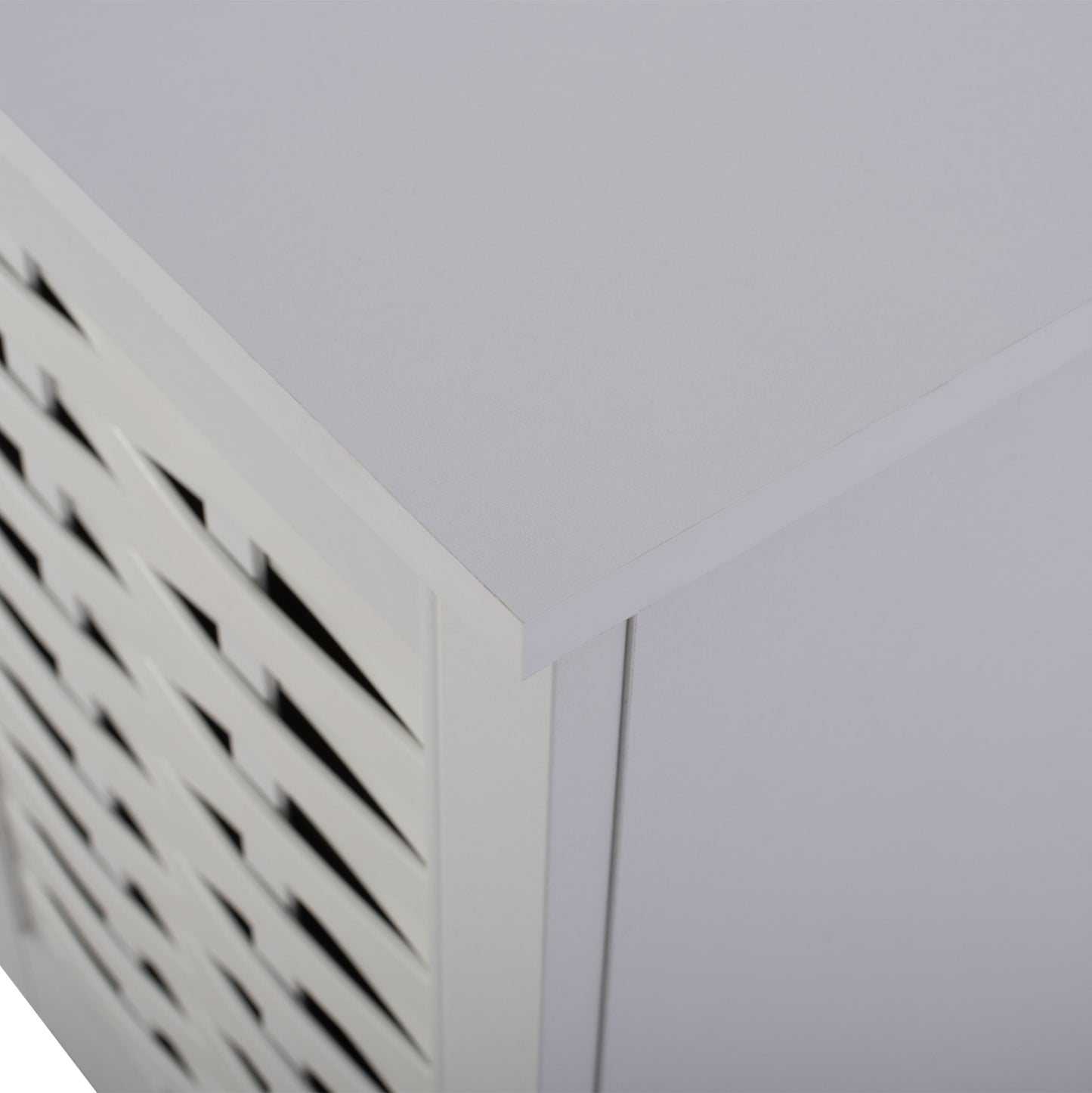 Shoe Cabinet Cassiope Melamine White With Legs 77Χ34Χ67.5hcm.hm2208.05
