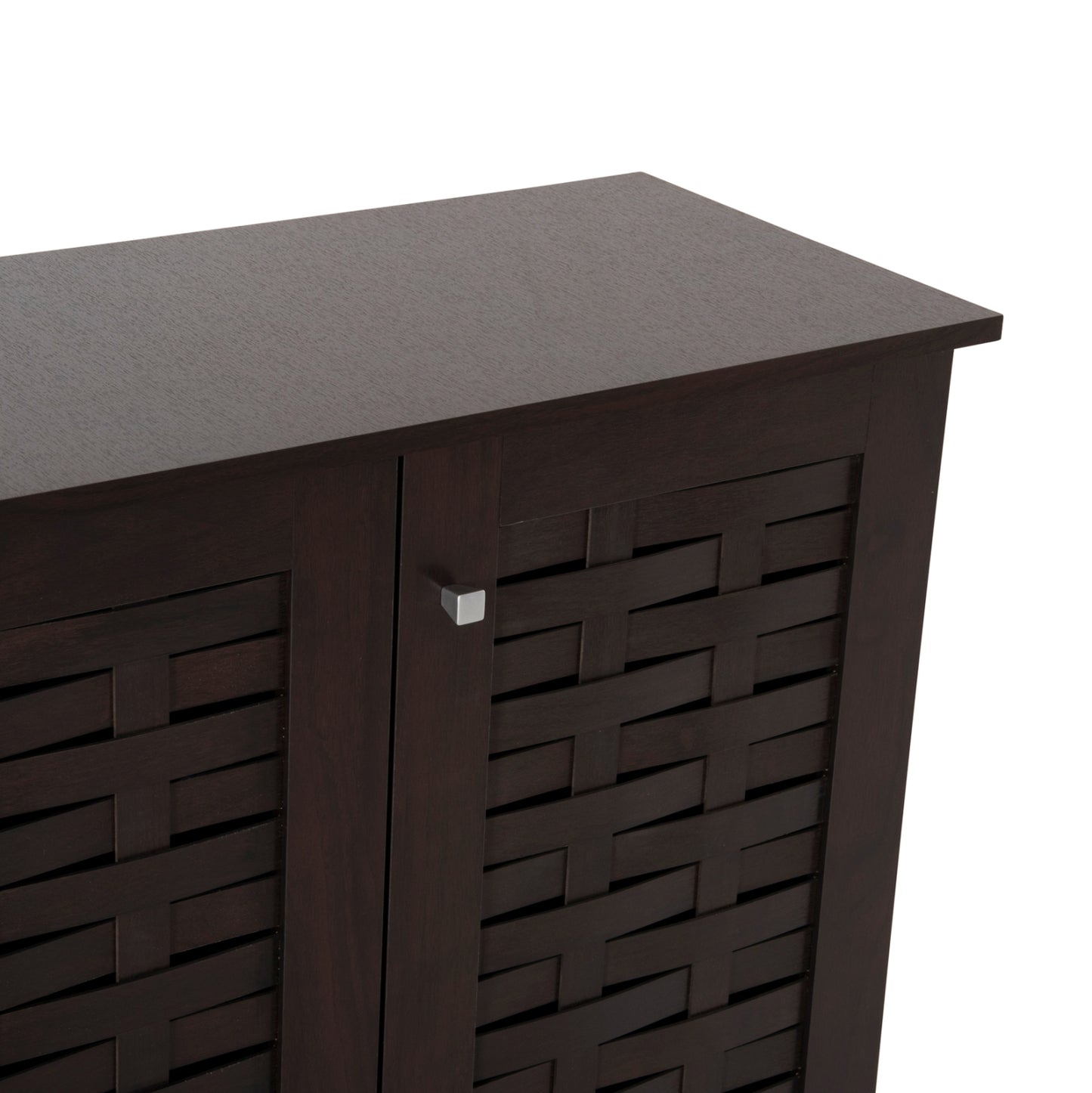 Shoe Cabinet Prody Hm9610.01 Melamine In Wenge 3 Doors 115x34x89hcm.
