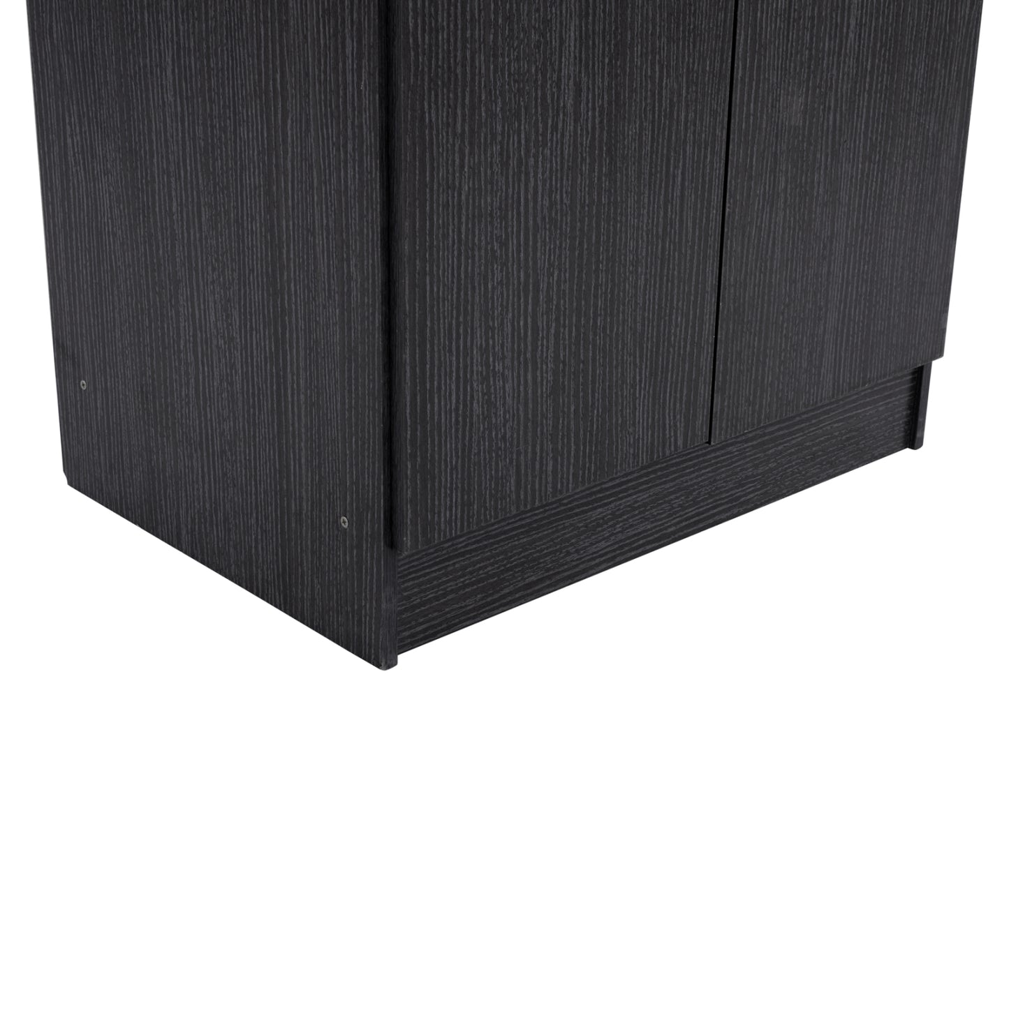 Shoe Cabinet Wooden With 6 Shelves 60x43x180.5 Zebrano Hm2379.01