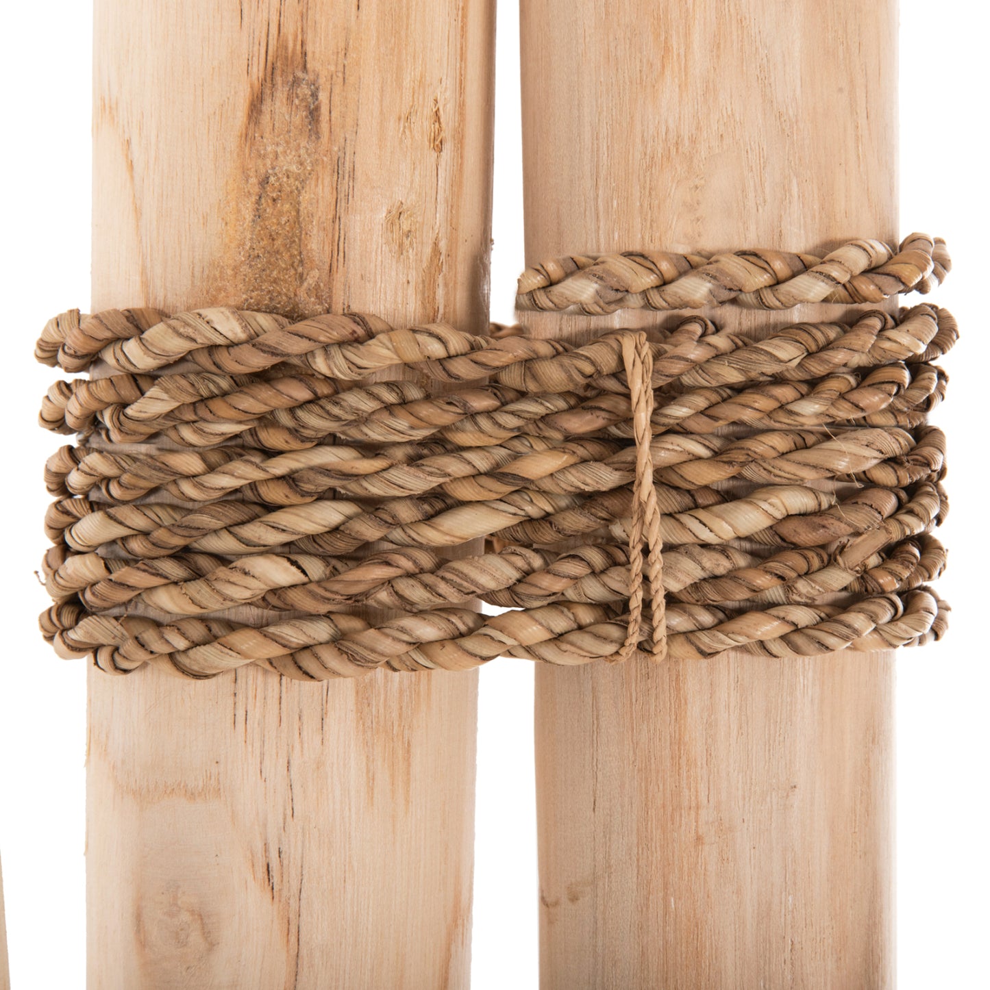 Divider With 3 Leafs Zendor Hm4316 Teak Branches In Natural 165x180hcm.