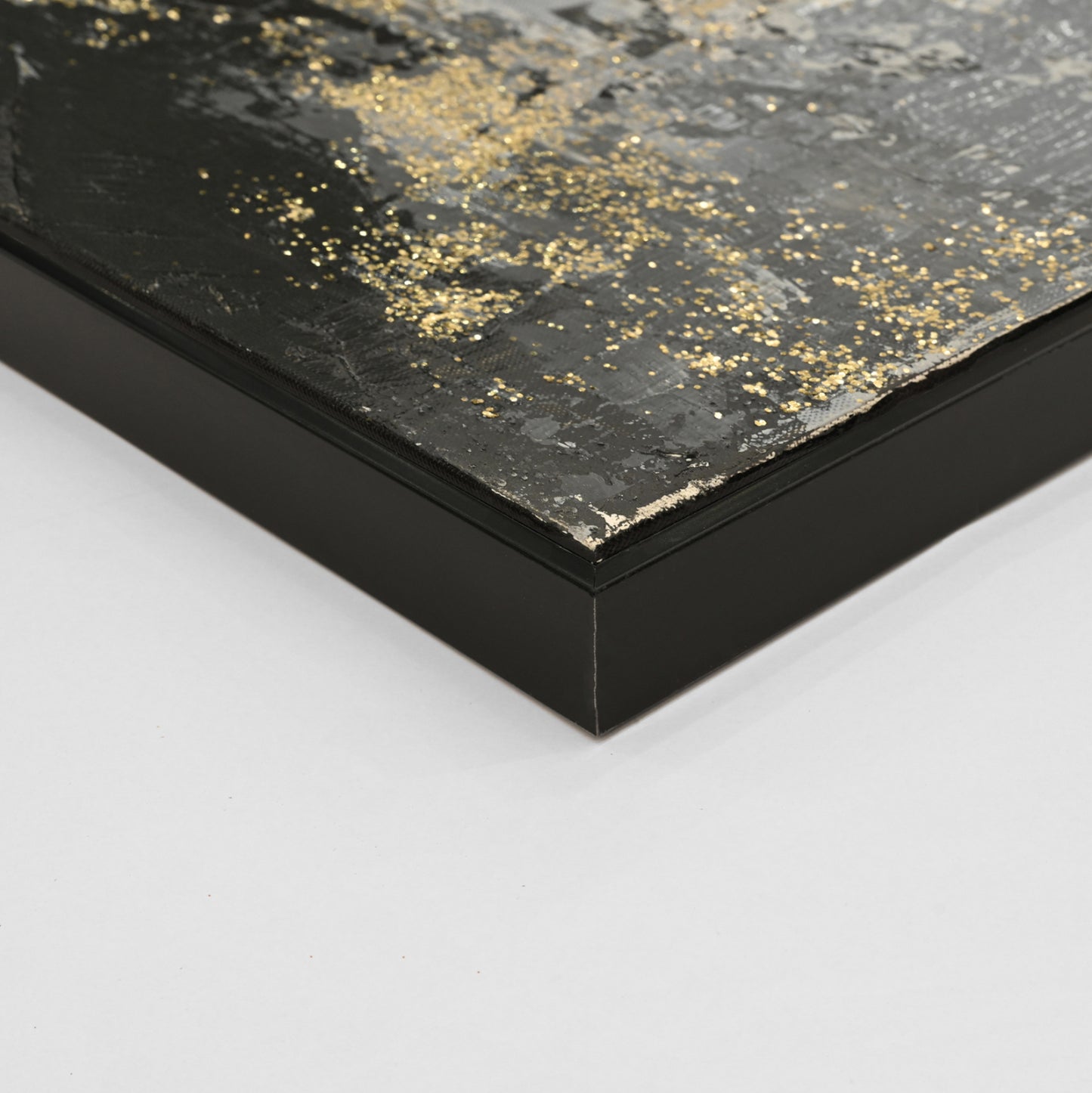 Wall Painting Sediment Hm4576 Black Ps Frame-canvas 142x4.5x72hcm.