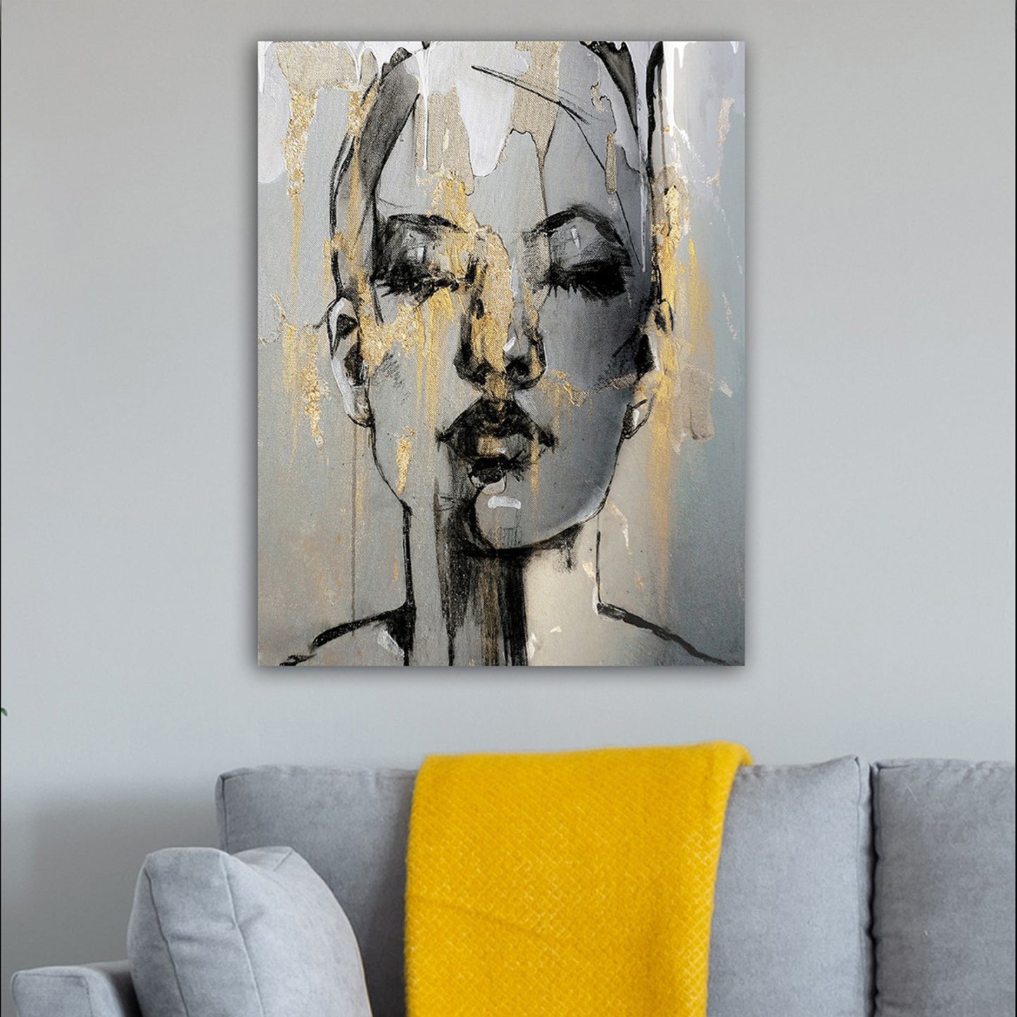 Wall Painting Series Gobi Hm4763 Printed Canvas 50x3(thickness)x70hcm.