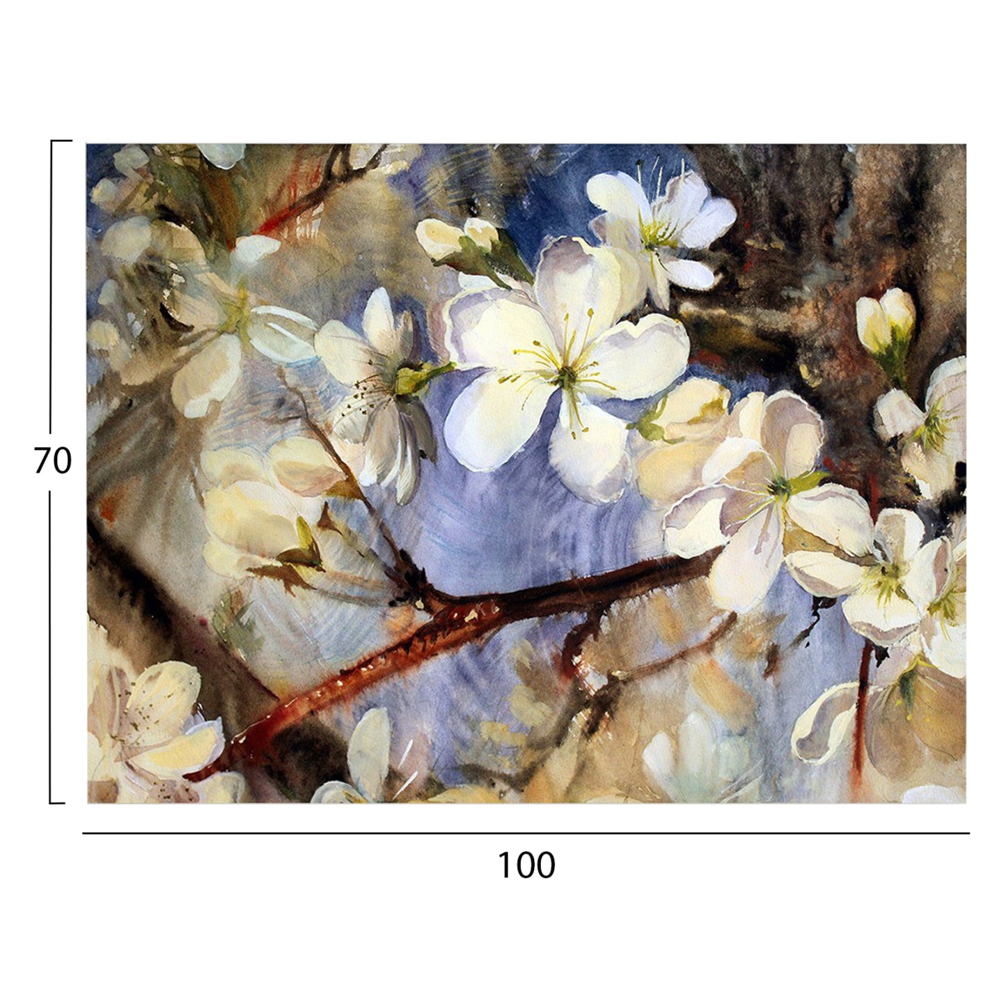 Wall Painting Series Gobi Hm4772 Printed Canvas 100x3(thickness)x70hcm.