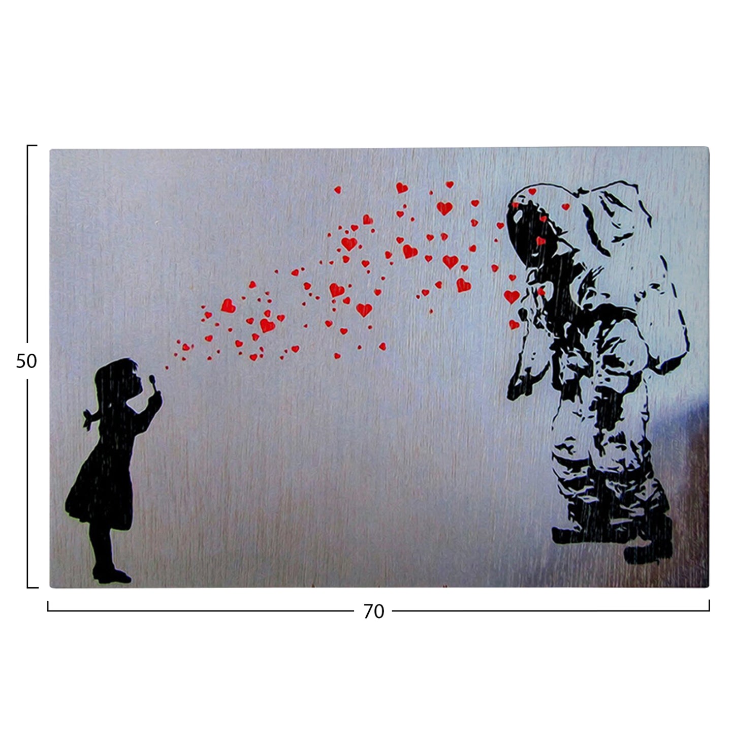 Wall Painting Series Gobi Hm4815 Printed Canvas 70x3(thickness)x50hcm.