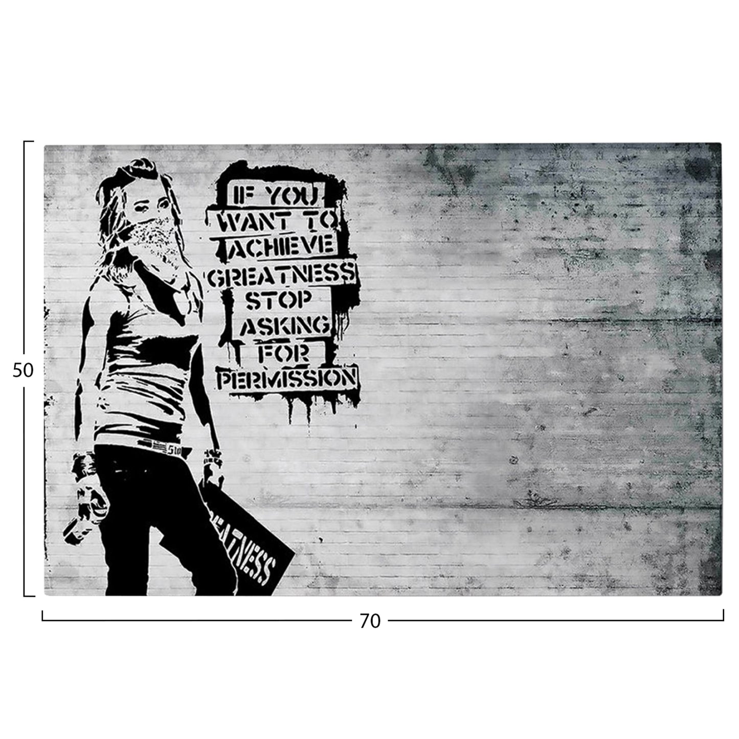 Wall Painting Series Gobi Hm4831 Printed Canvas 70x3(thickness)x50hcm.