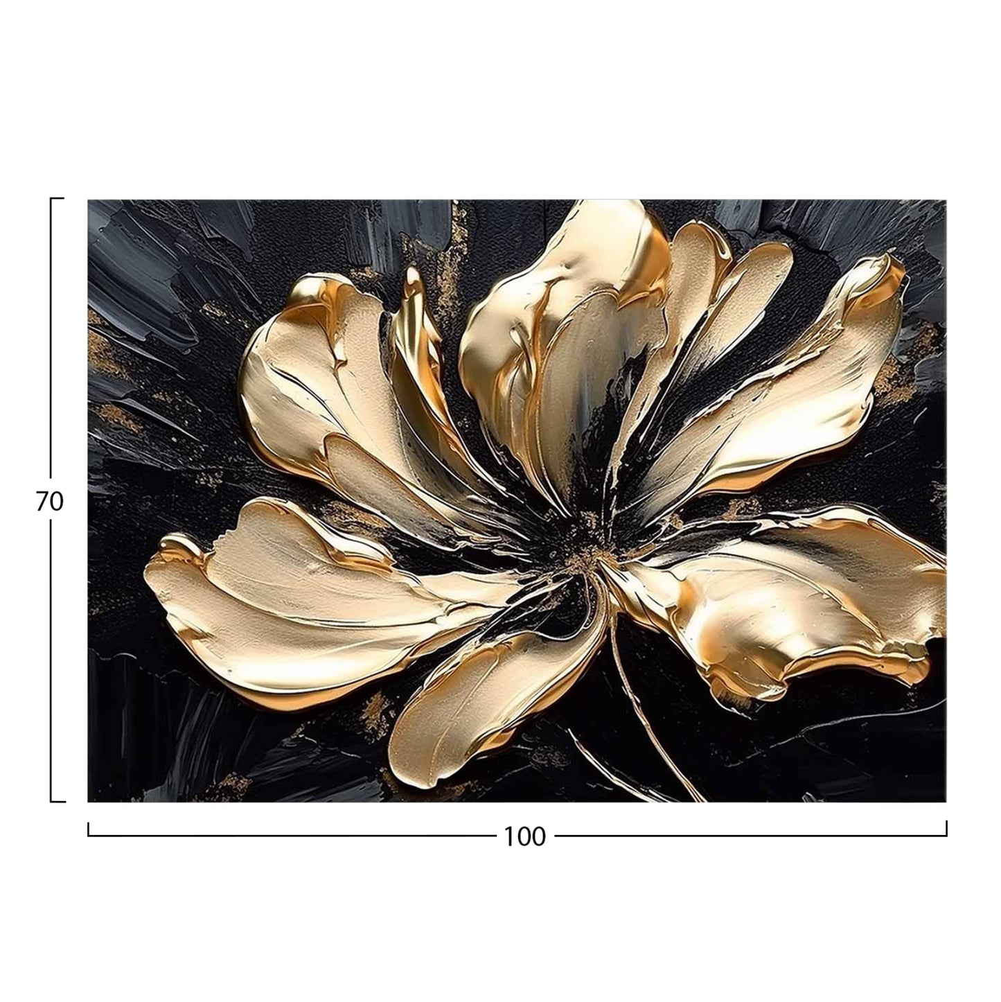 Wall Painting Series Gobi Hm4860 Printed Canvas 100x2,8(thickness)x70hcm.