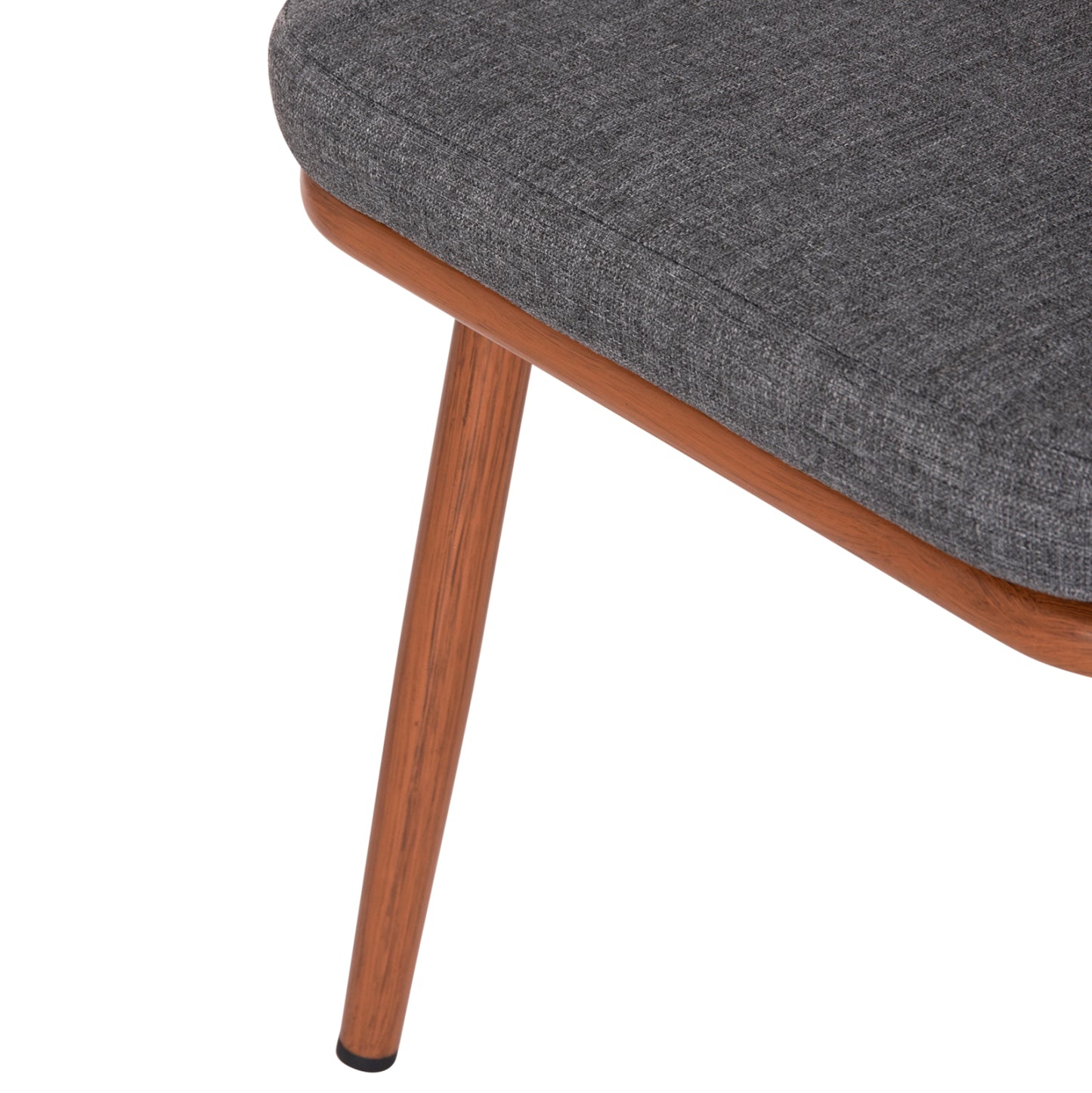 Dining Chair Harriet Hm5548.11 Aluminum Brown Frame-grey P.e.rope 60x62x80,5hcm.