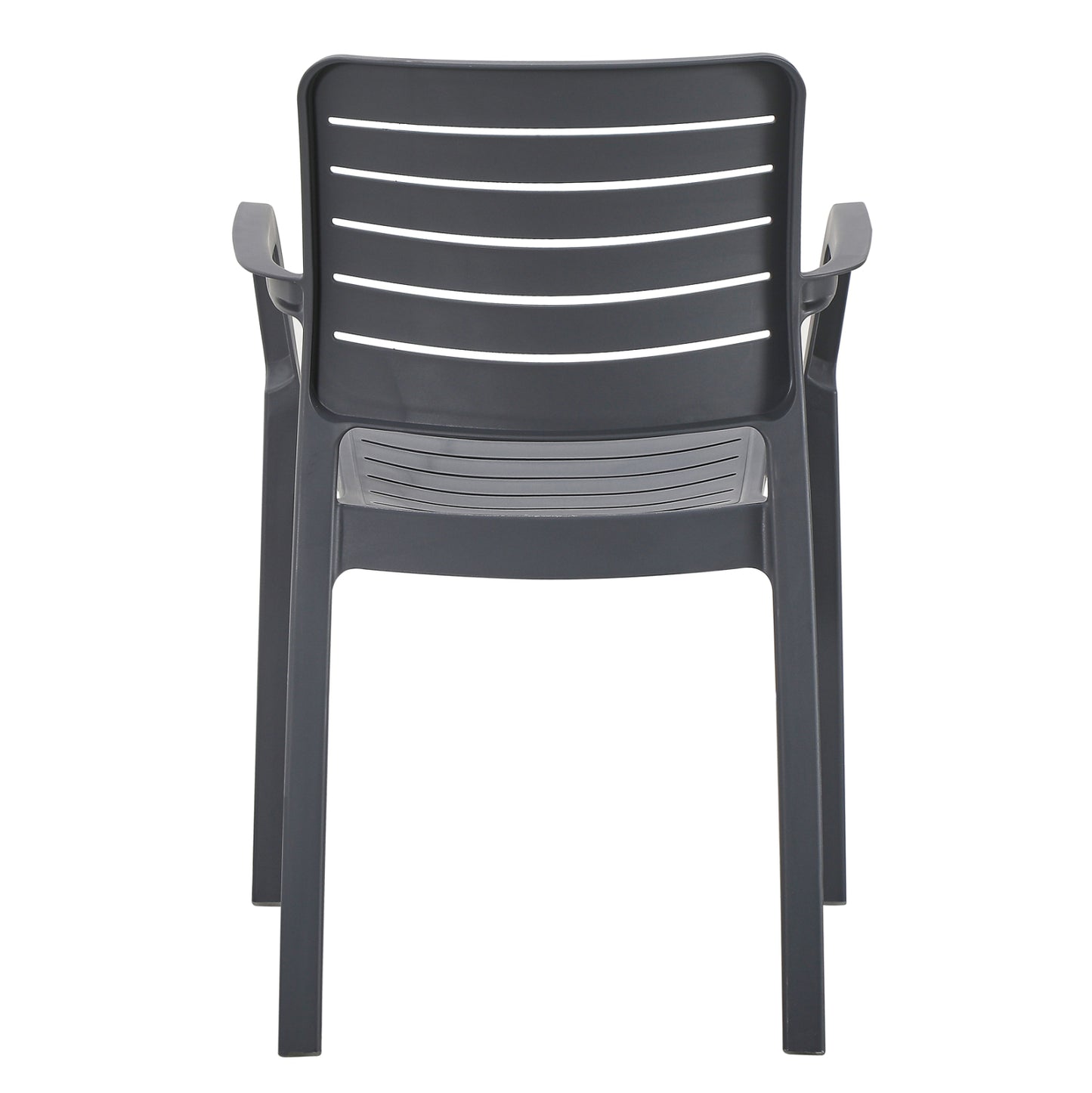 Armchair Outdoor Flan Hm6369.10 Polypropylene In Grey 57x56x82.5hcm.