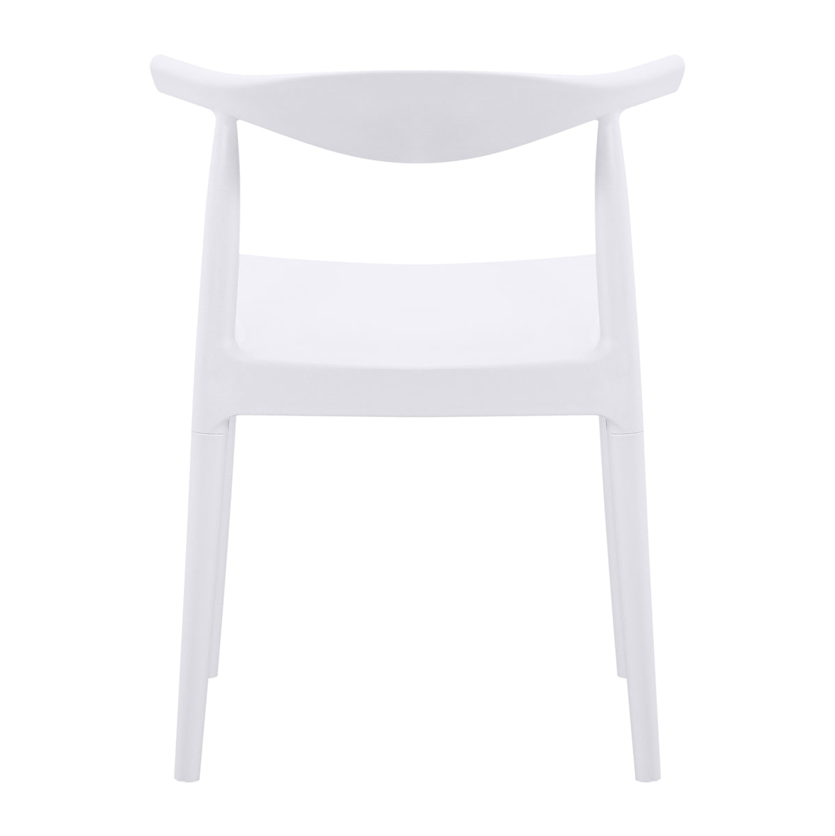 Outdoor Dining Chair Alor Hm6624.01 Polypropylene In White 47x55x74.5hcm.