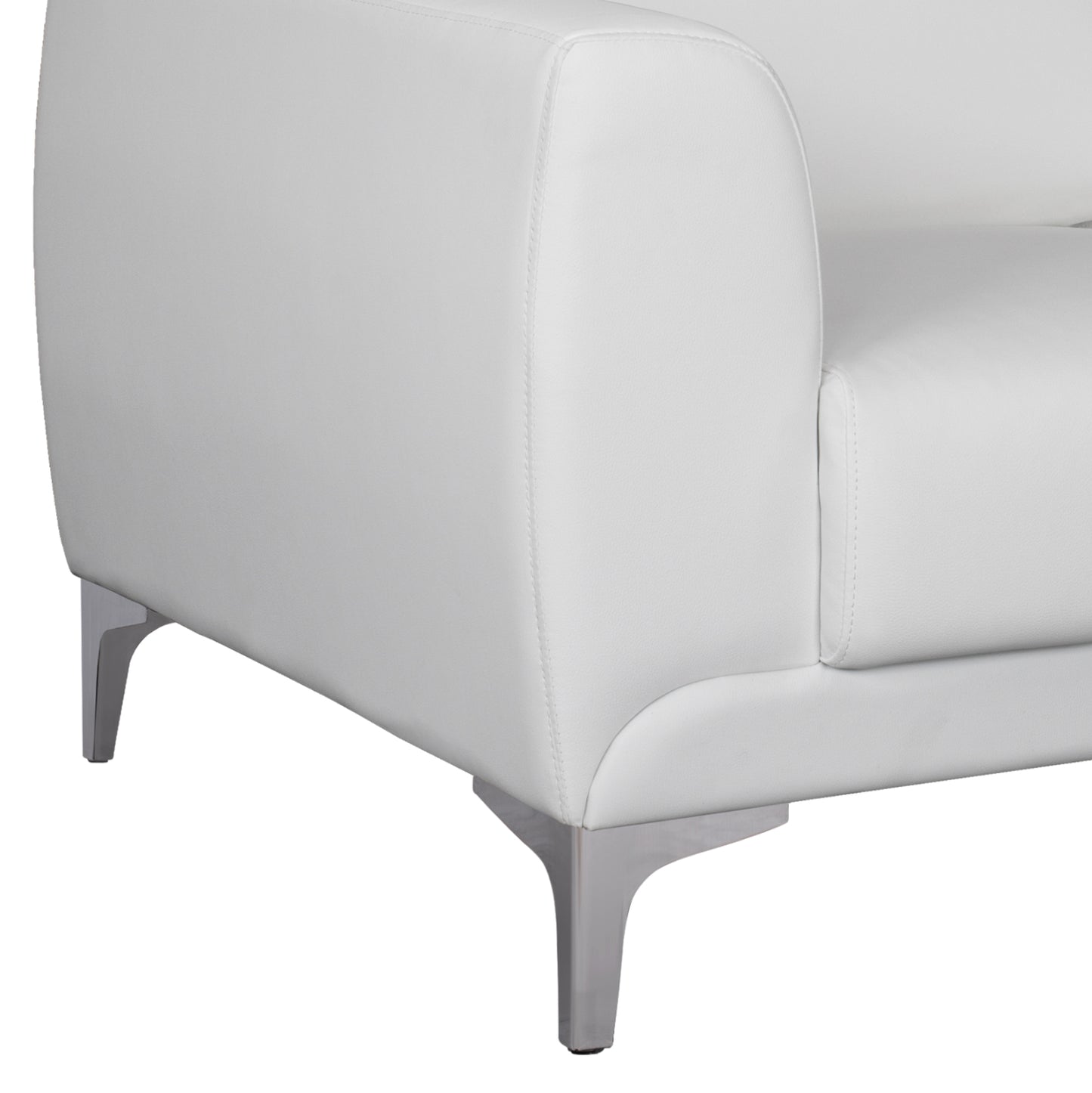 Armchair Kenzie Hm3121.12 White Pu 89x81x81 Cm