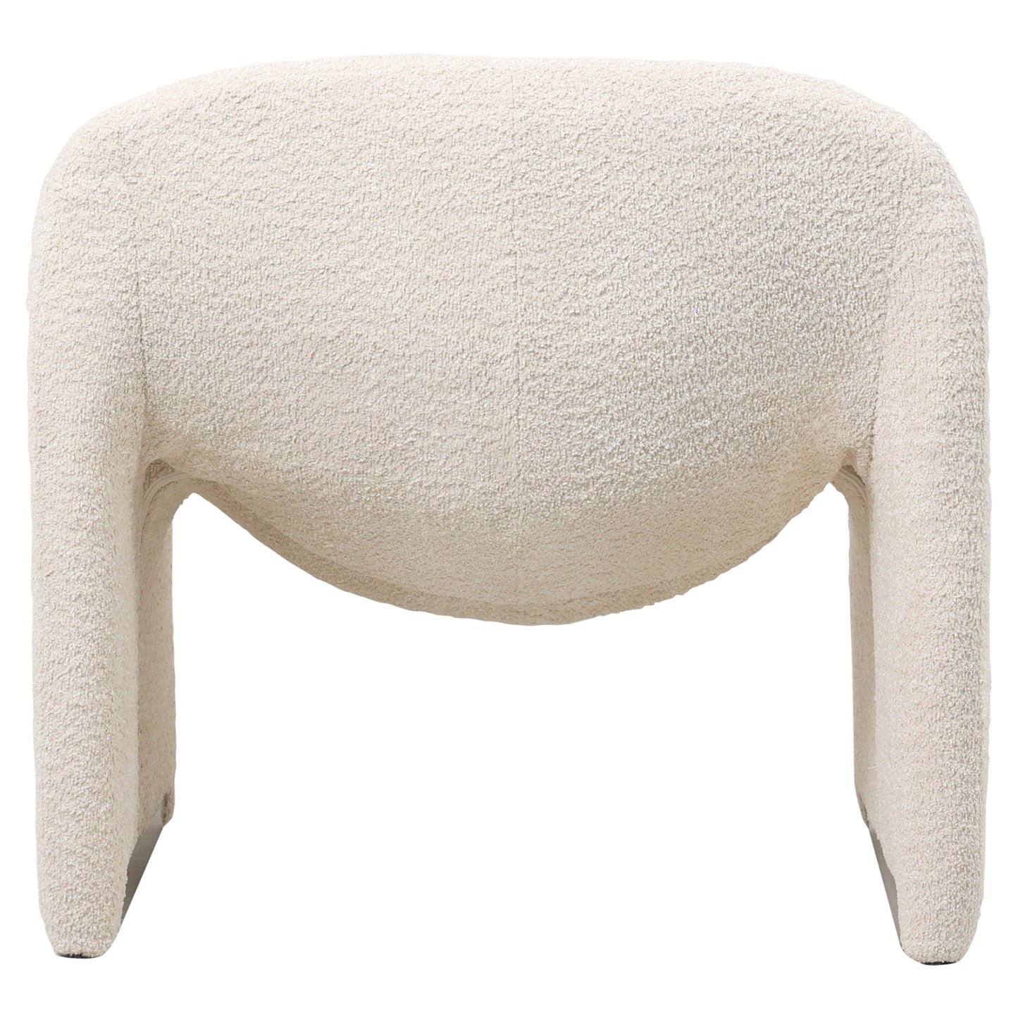 Armchair Spiner Hm9599.06 Ecru Boucle Fabric 81x64x74hcm.