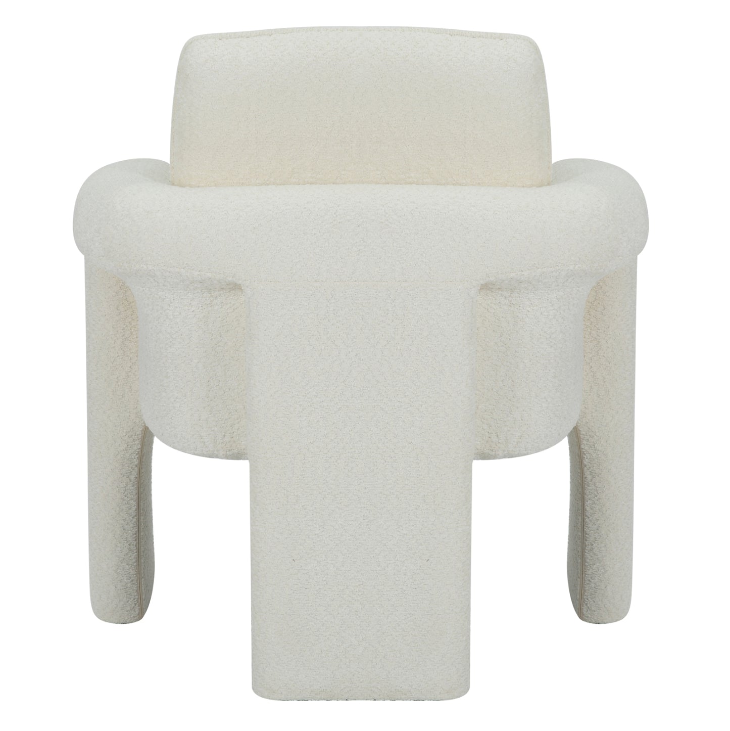Armchair Crusher Hm9681.04 White Boucle Fabric-metal Frame 82x78x87hcm.