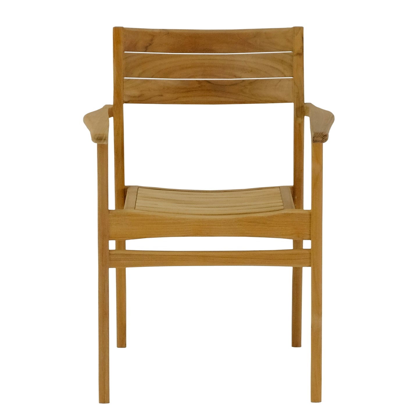 Armchair Bozzy Hm9935 Solid Teak Wood In Natural 58x61x80.5h