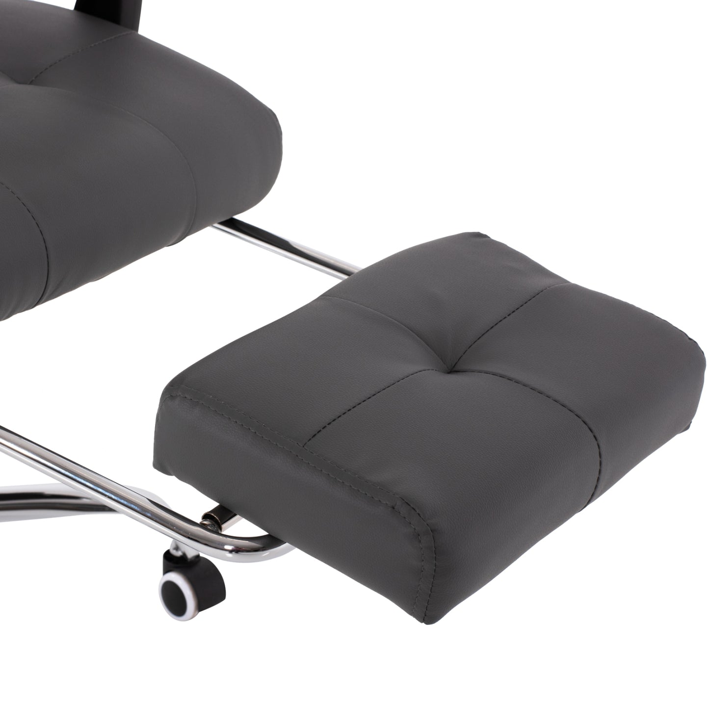 Executive Office Chair Hm1057.20 Grey With Folding Footrest 58x71x128hcm.