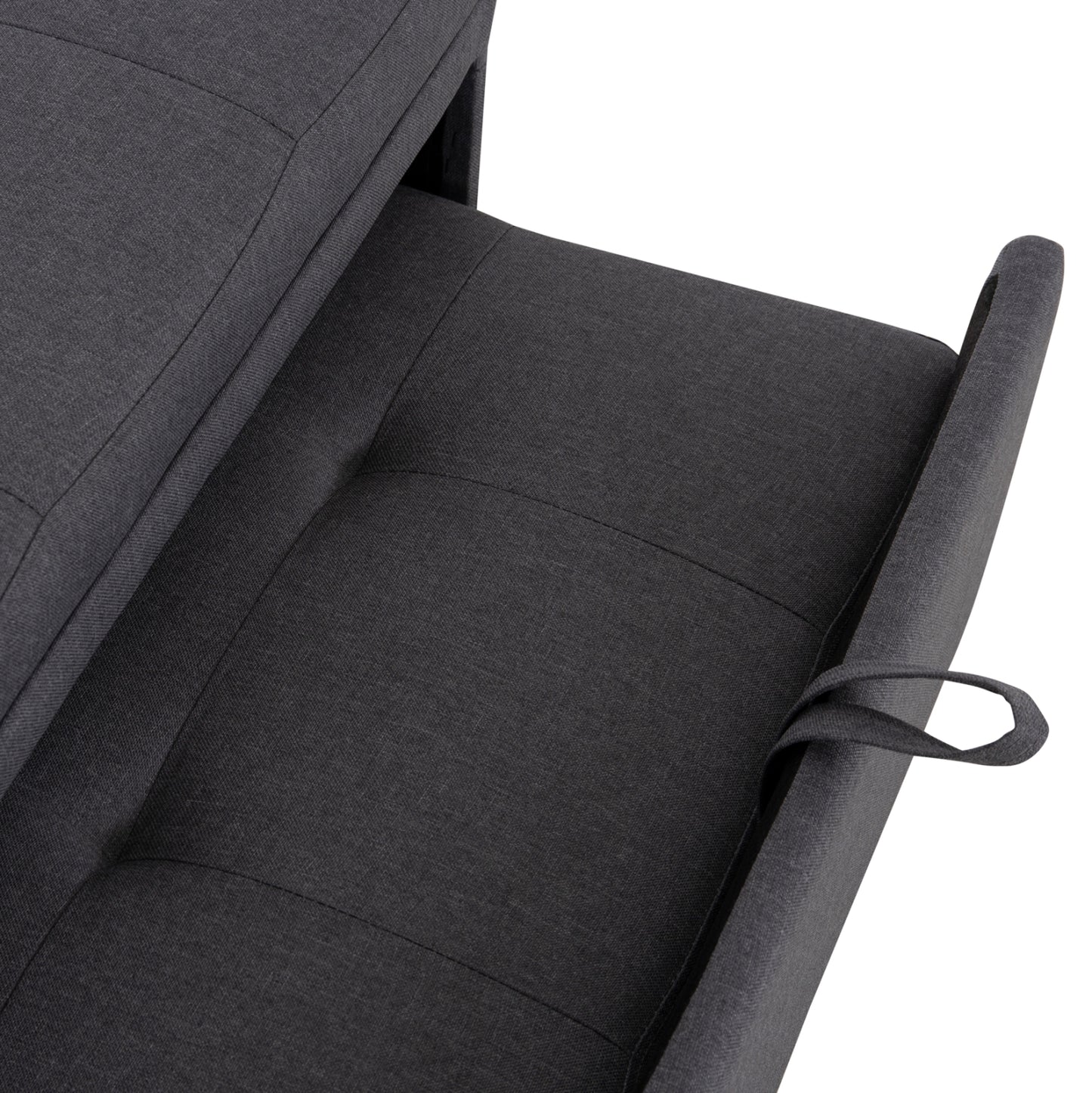 Lounge Chair-bed Libre Hm3295.01 Grey Fabric 75x106x87hcm.