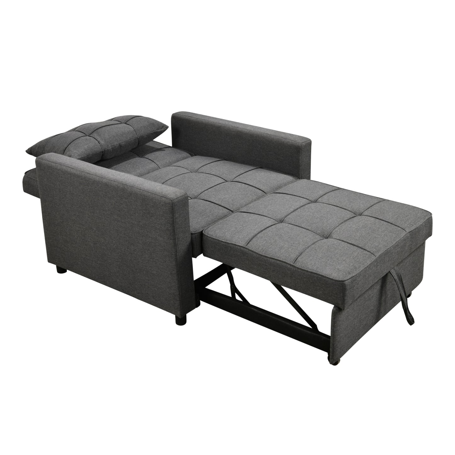 Armchair-bed Mero Hm3306.01 Grey Fabric 98x85x88hcm.