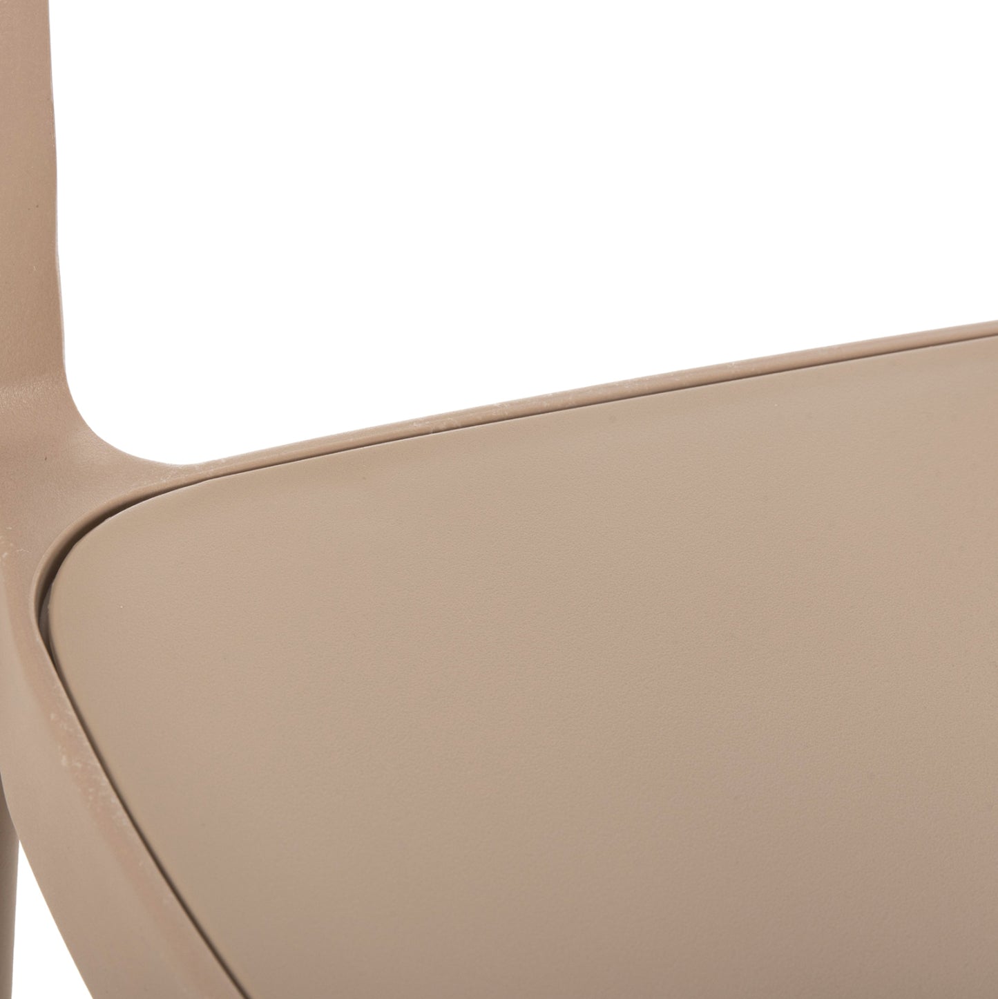 Armchair Polypropylene Eva Hm6155.03 Cappuccino With Beige Pp Rope 56.5x53x80hcm.