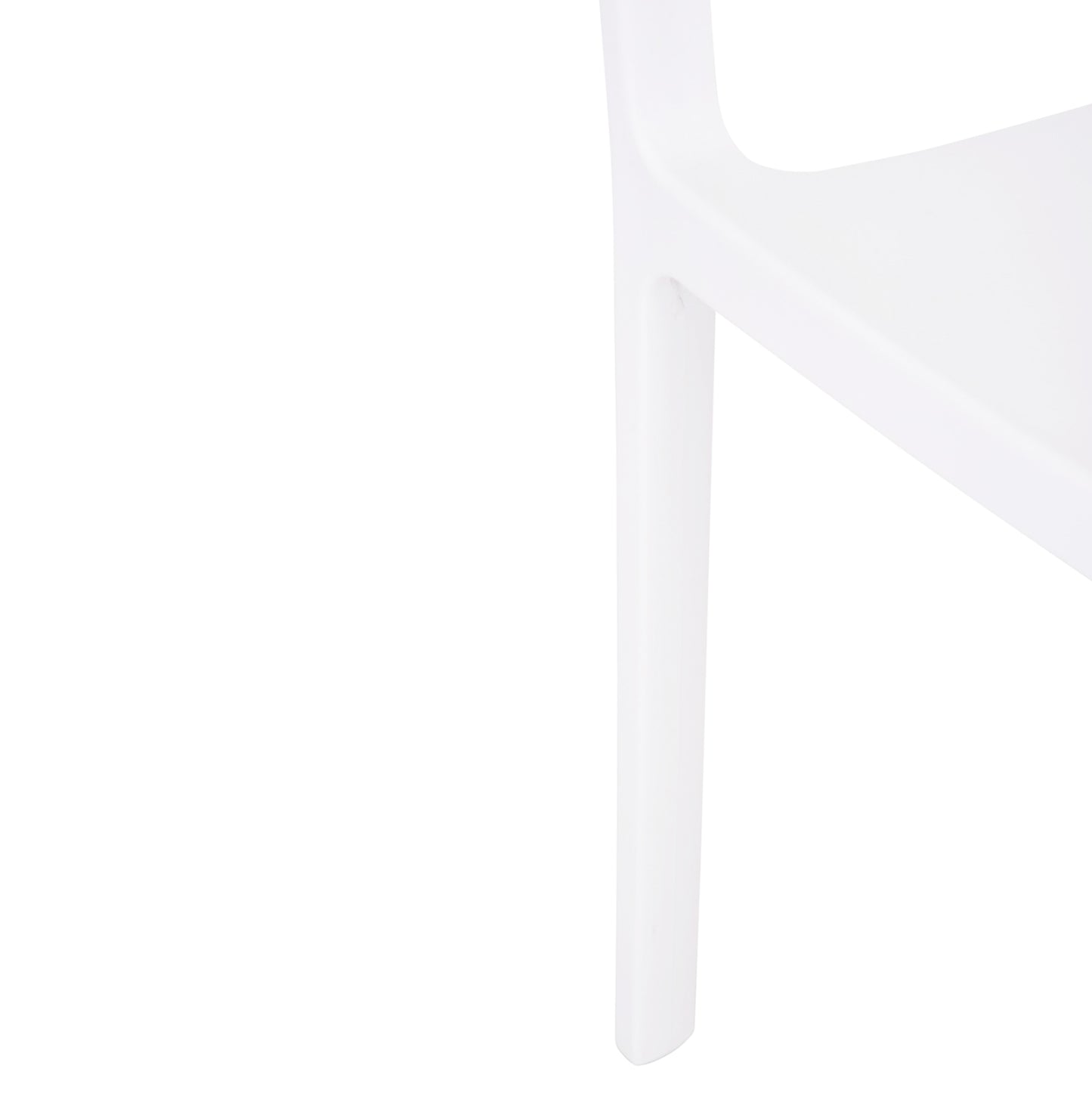 Armchair Polypropylene Bogi Hm6240.01 White With Beige Pp Rope 55x53.5x74hcm.