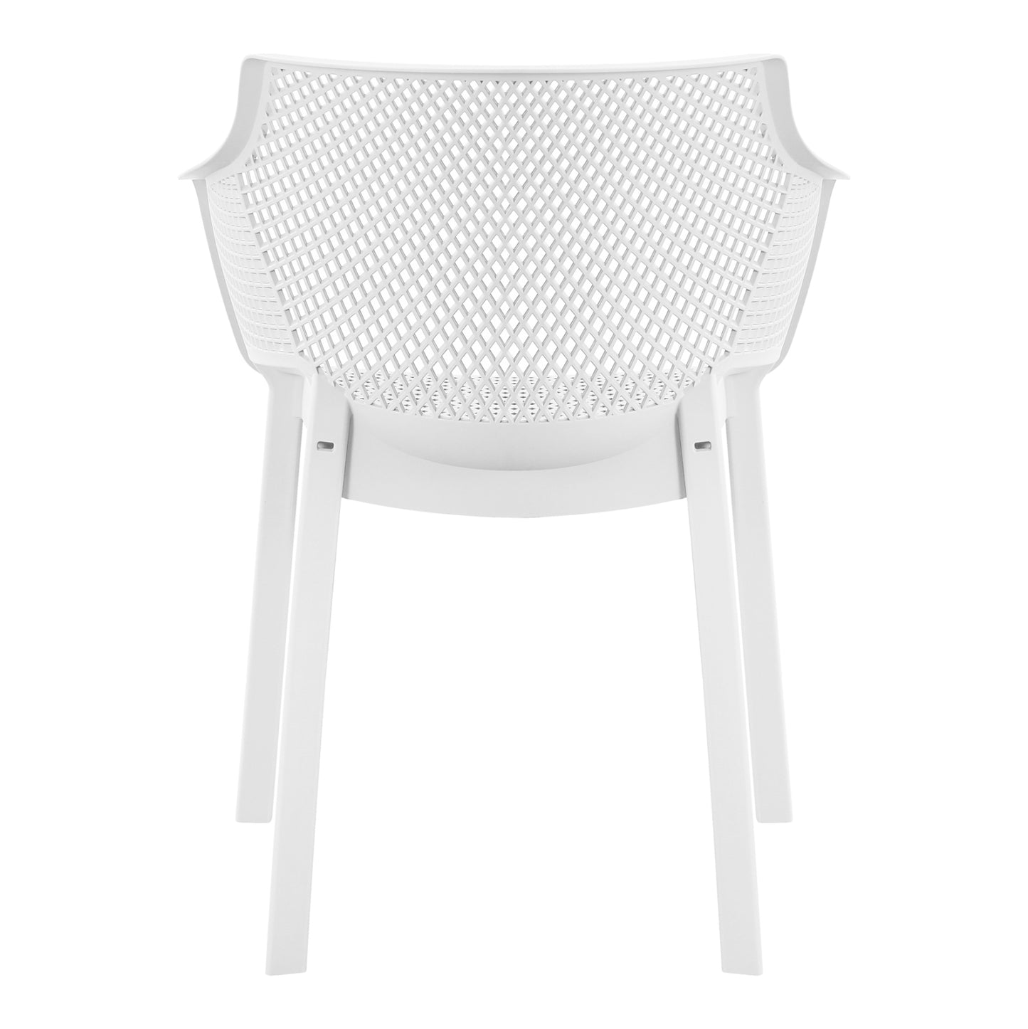 Polypropylene Dining Armchair Peggy Hm6368.01 White 60x55x79hcm.