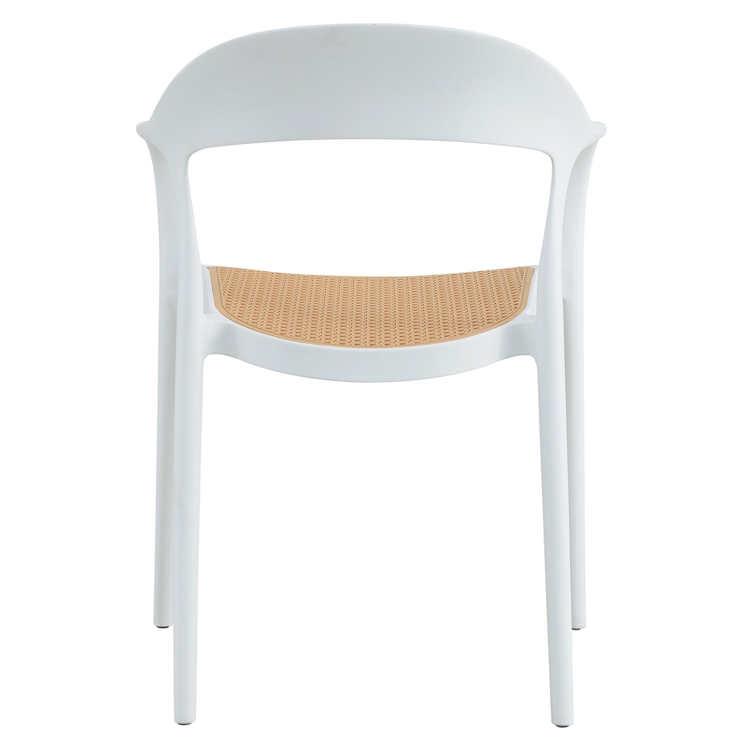 Armchair Polypropylene Cleo Hm5935.01 White-beige 57x53x81hcm.