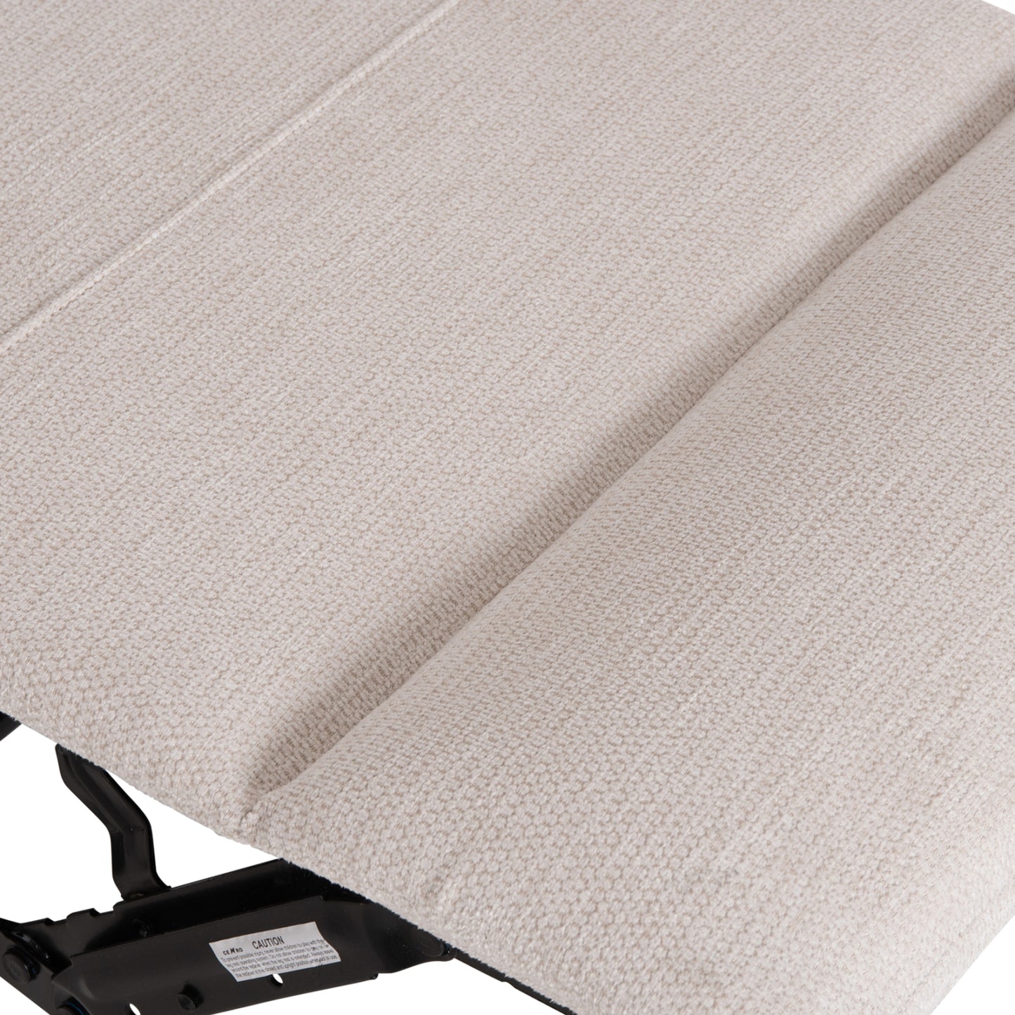 Armchair Relax With Electric Recline Synthia Hm3309.01 Beige Fabric 75x86x100hcm.