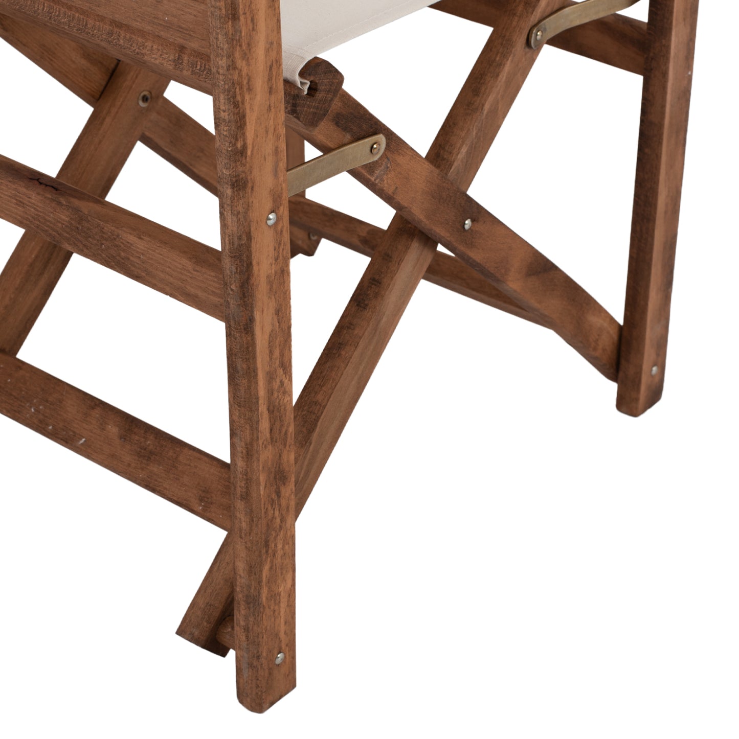 Director's Armchair Walnut With Ecru Sail Cloth Hm11518.01 58x48x88 Cm.