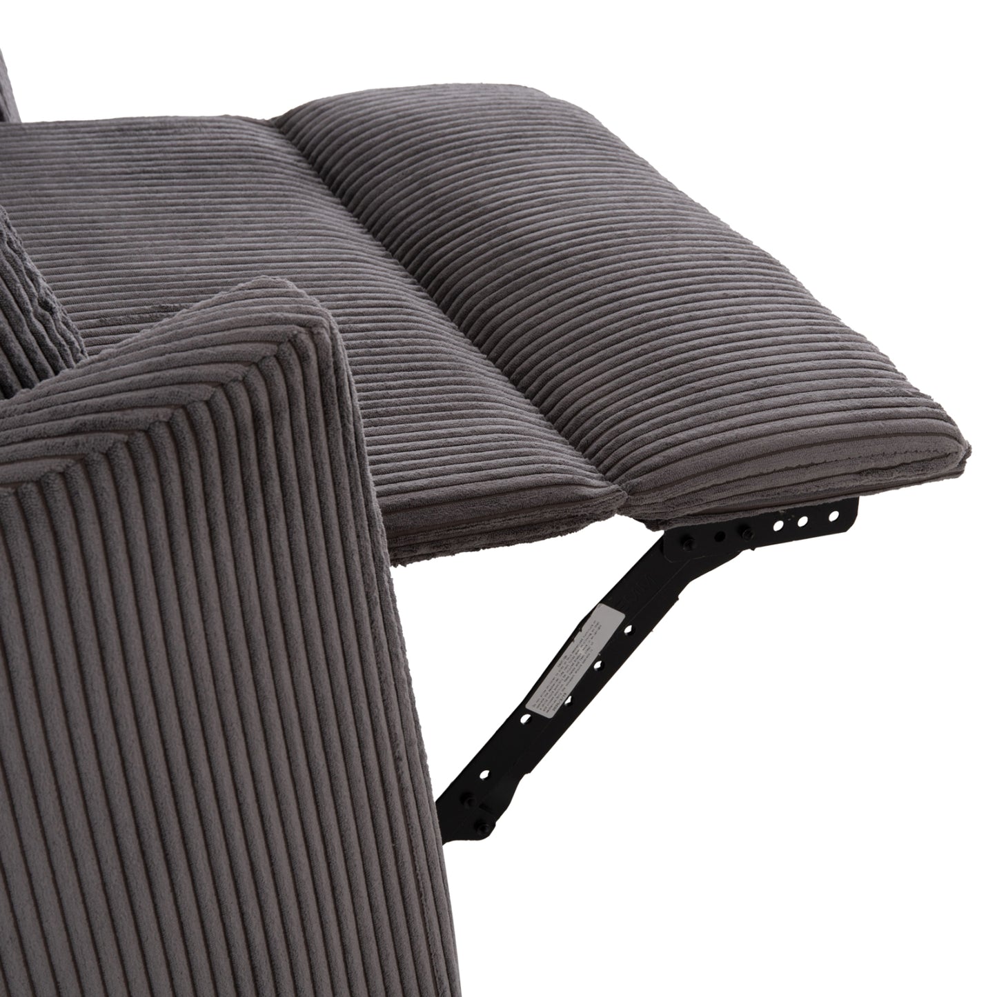 Armchair Relax/breastfeeding Velmora Hm3300.01 Grey Striped Fabric 100x90x100hcm.