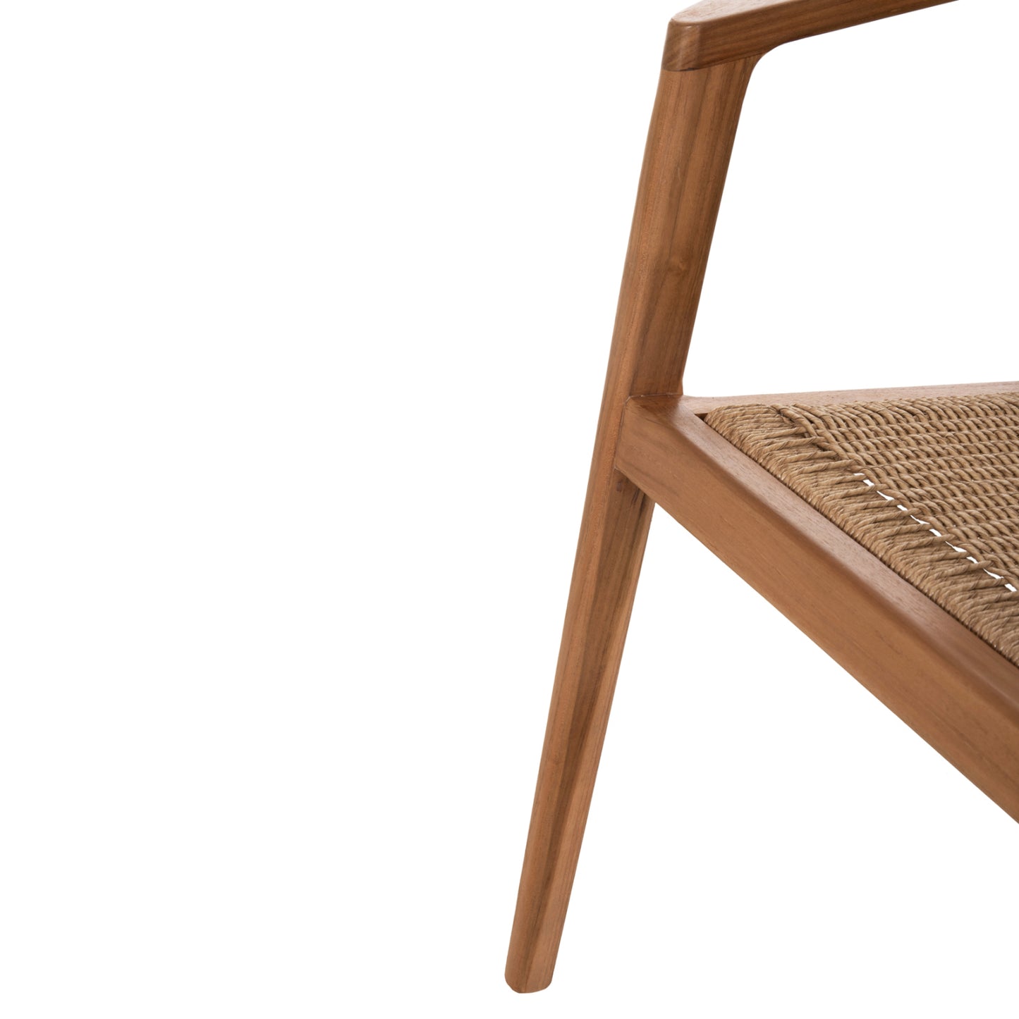 Dining Chair Renly Hm18239 Teak Wood In Natural-viro Rope 60x59x82hcm