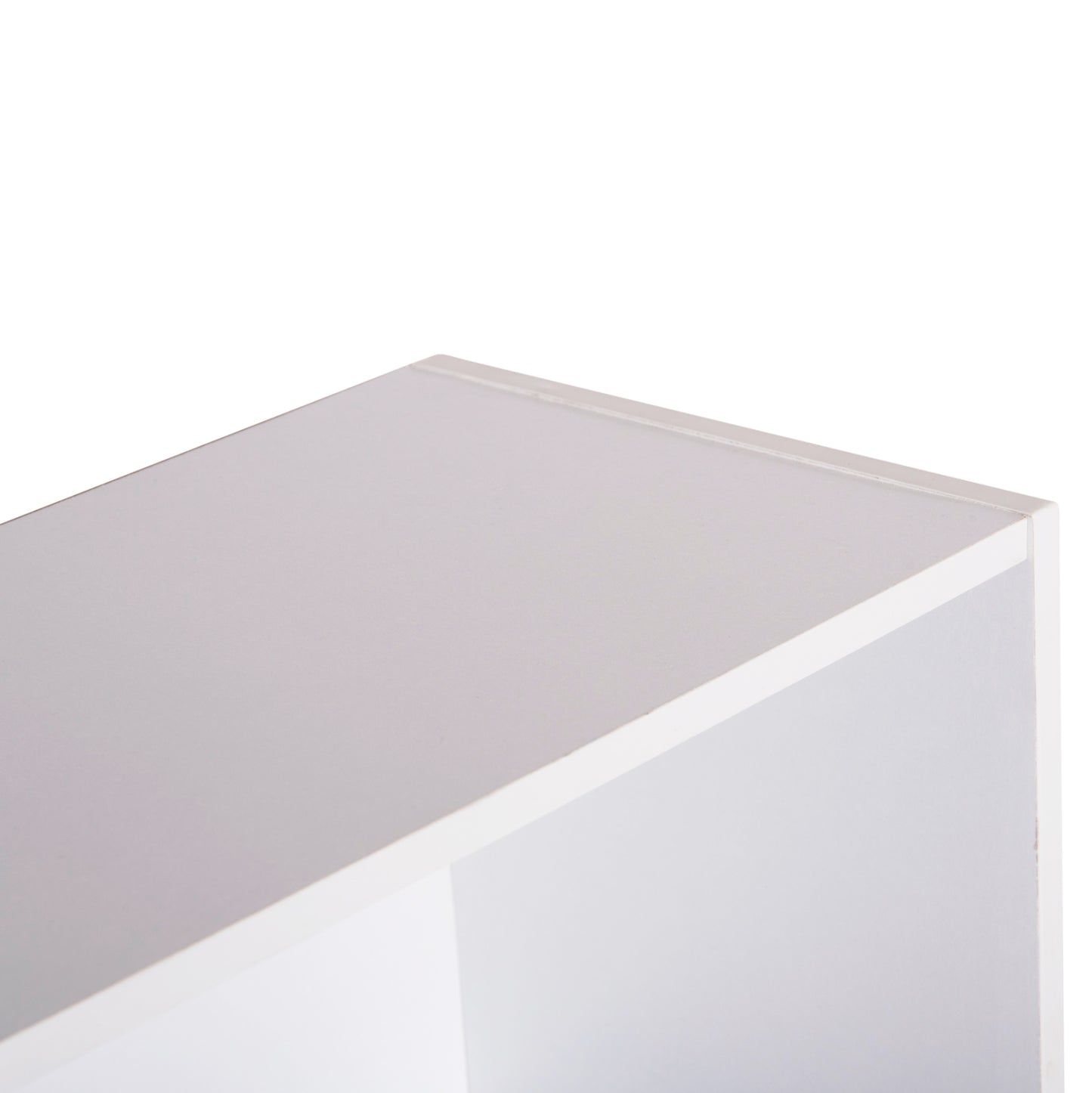 Wall Shelf Rack Cubicon Hm9941.01 Melamine In White 38,5x23,5x80hcm.
