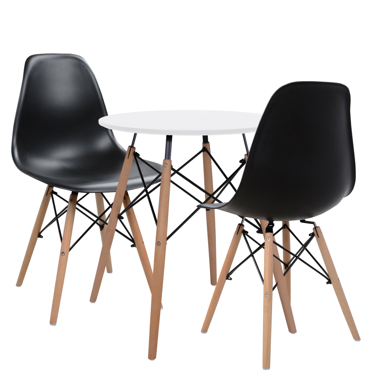 Set 3pieces Table D60 & Chairs Twist Hm10307