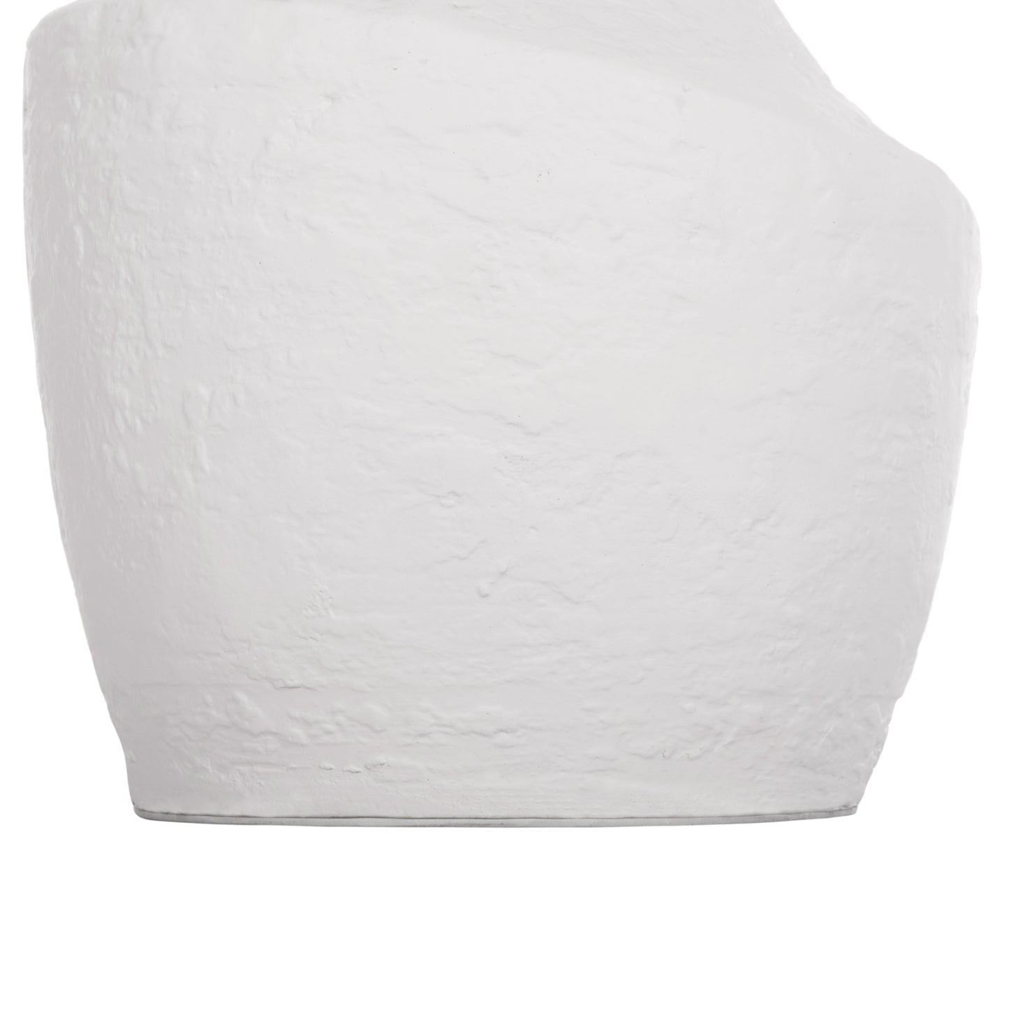Side Tables 2pcs Set Rebon Hm21137.02 Fiber Cement In White--Φ40cm & Φ27.5cm