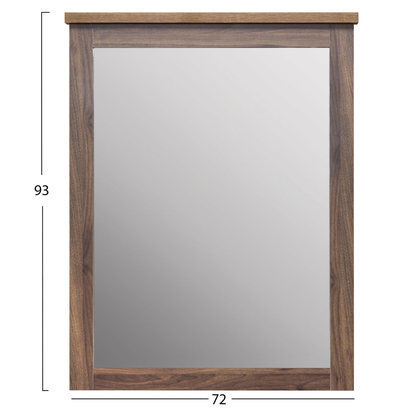 Bedroom Set 5pcs Carys Hm10888.11 Melamine In Walnut Color