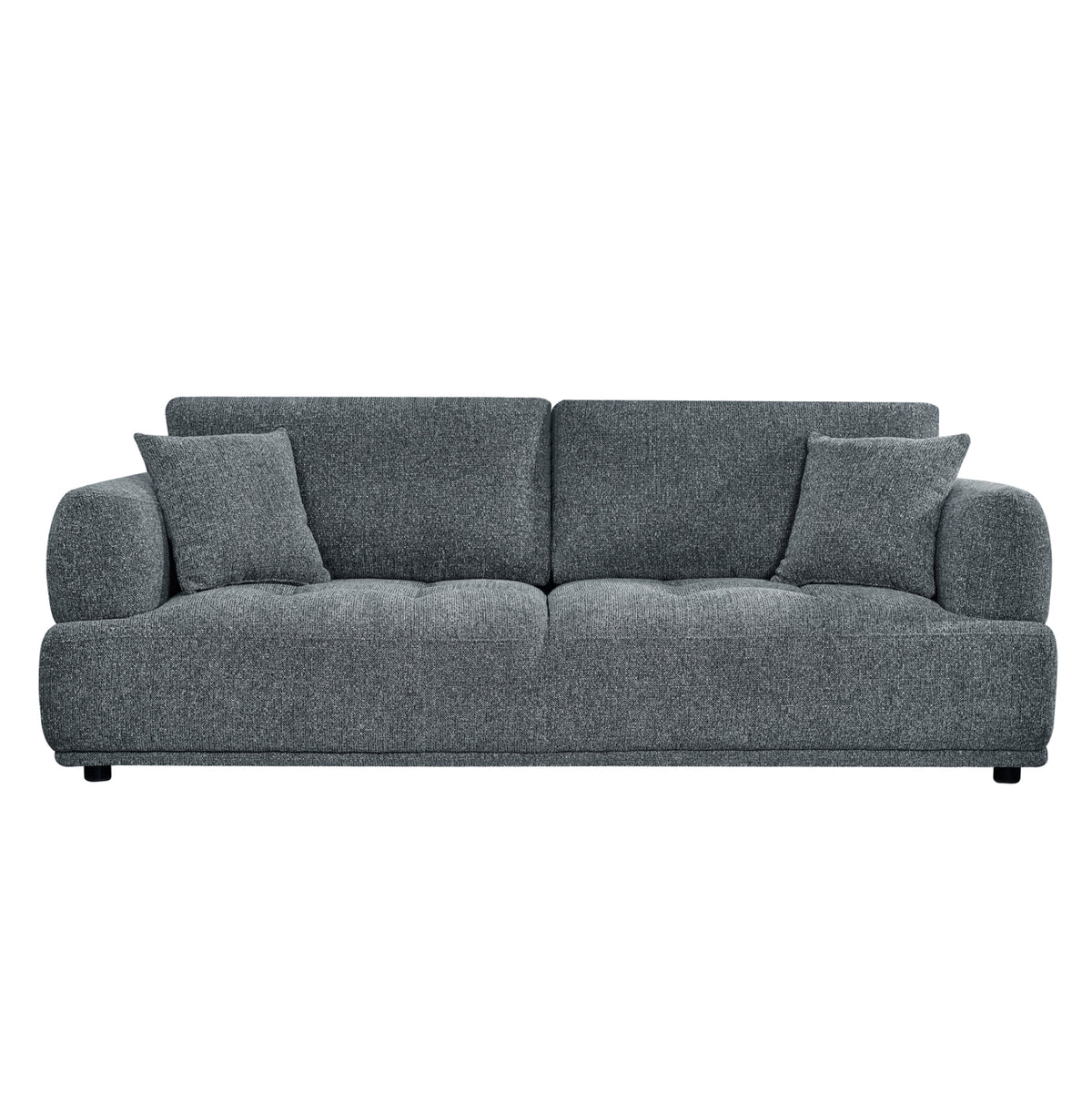 Sofa Set 2-seater & 3-seater Structo ΗΜ10817.01 Grey Fabric