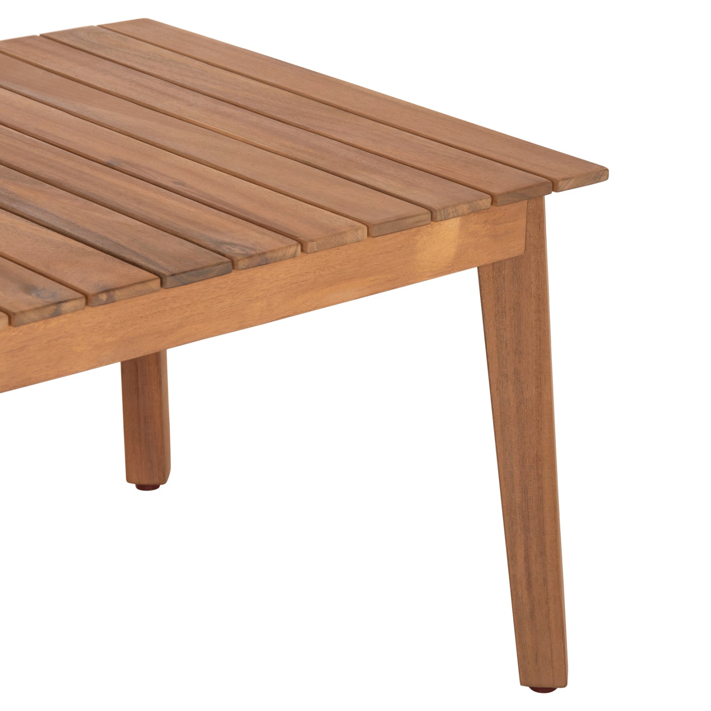 Outdoor Lounge Set 4pcs Savanna Hm6442 Acacia Wood--rope--polyester Fabric In Beige