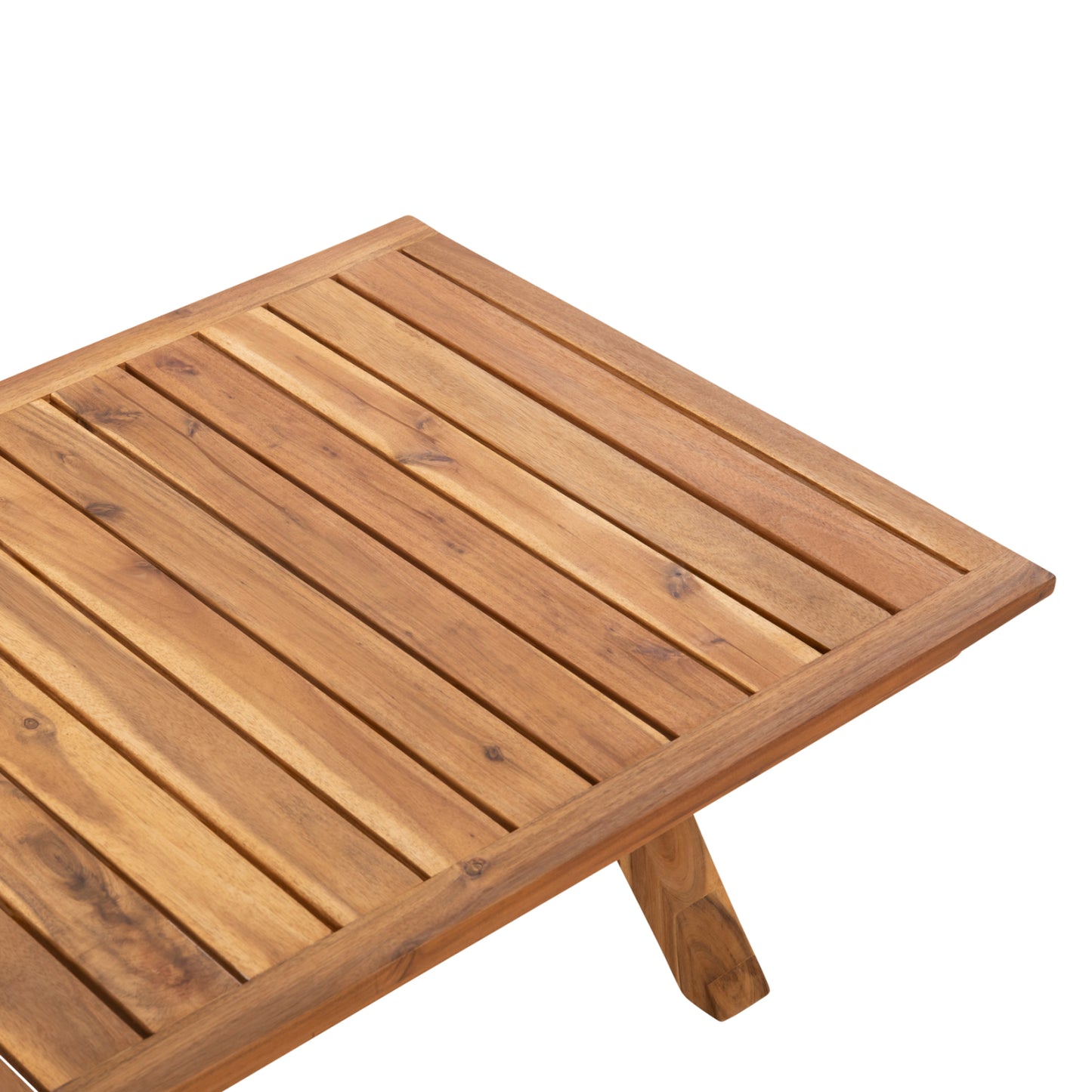 Outdoor Lounge Set 4pcs Rosswell Hm6084.01 Acacia Wood-round Rope & Cushions In Anthracite