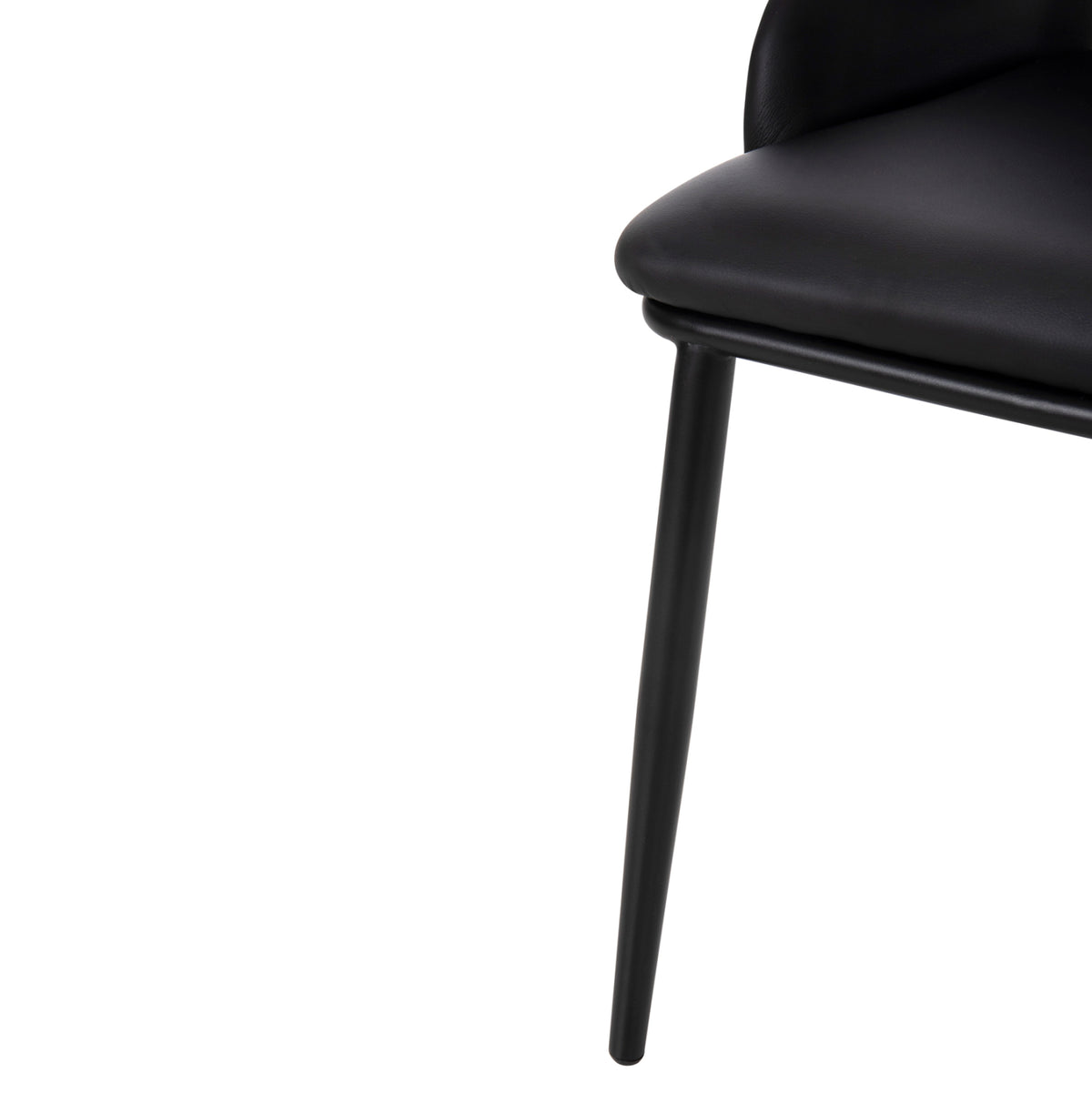 Dining Set 7pcs Hm11969 Table Oval Denty & 6 Chairs Delf(black)