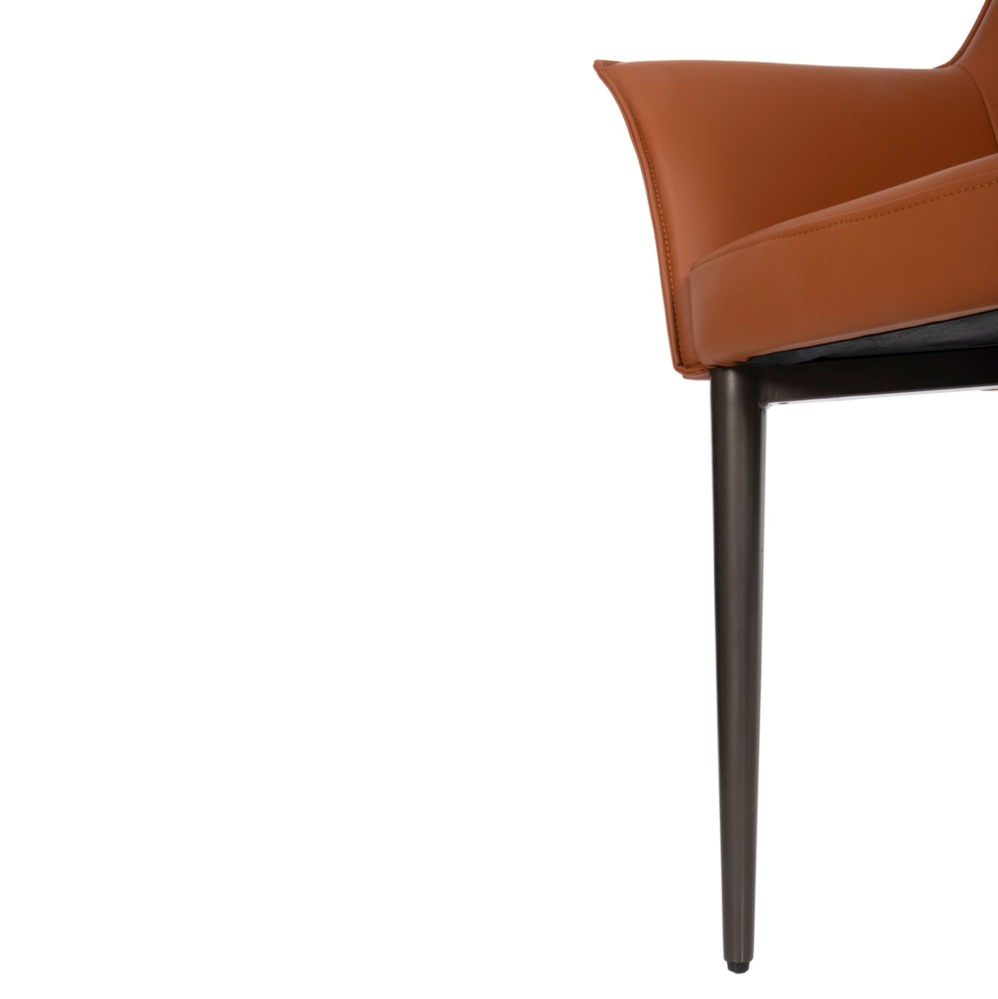 Dining Set 7pcs Hm11974 Table Bent & 6 Armchairs Helm(camel)